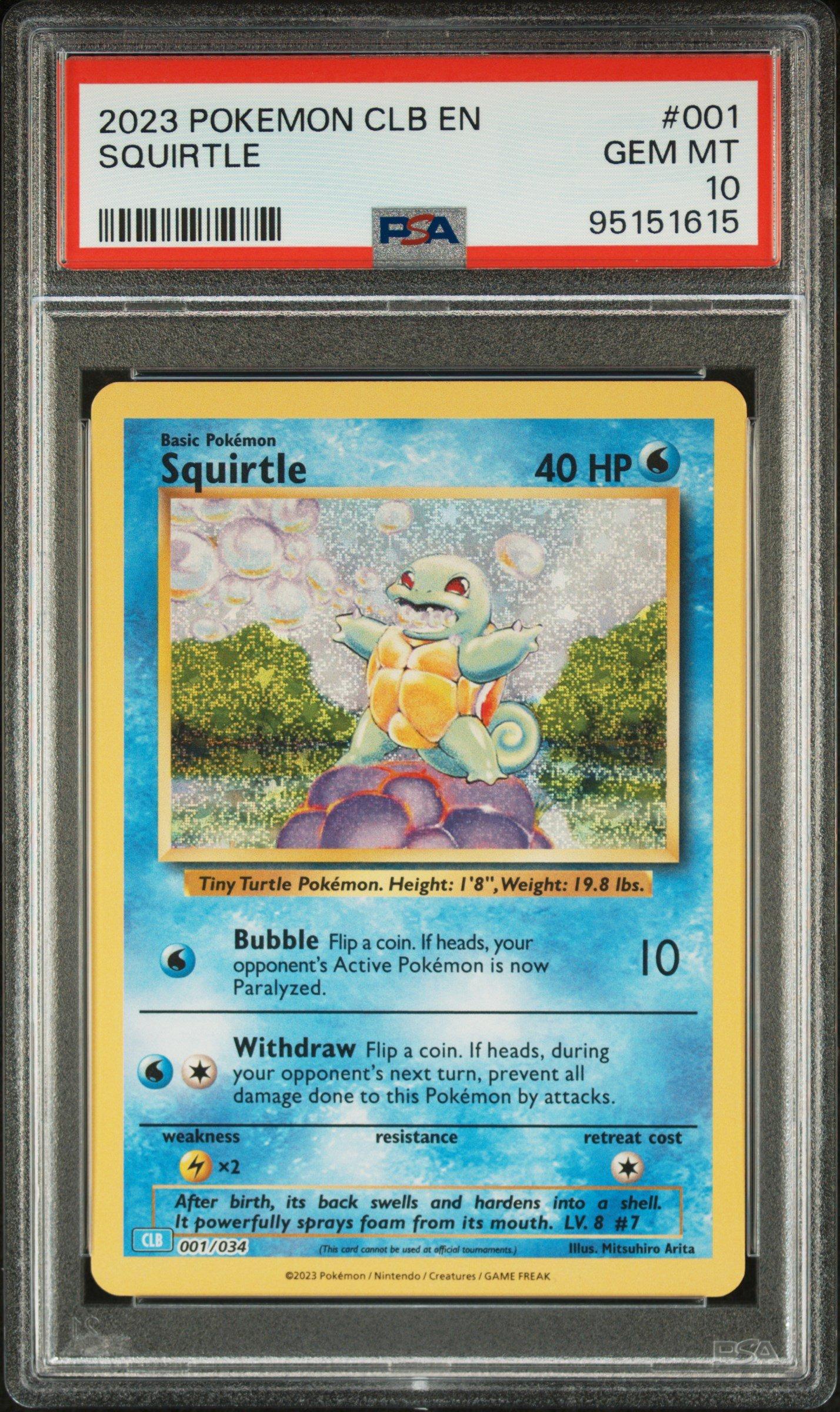 how much is a 1995 squirtle pokemon card worth Amazon.com: Pokemon - Squirtle (63/95) main image 0
