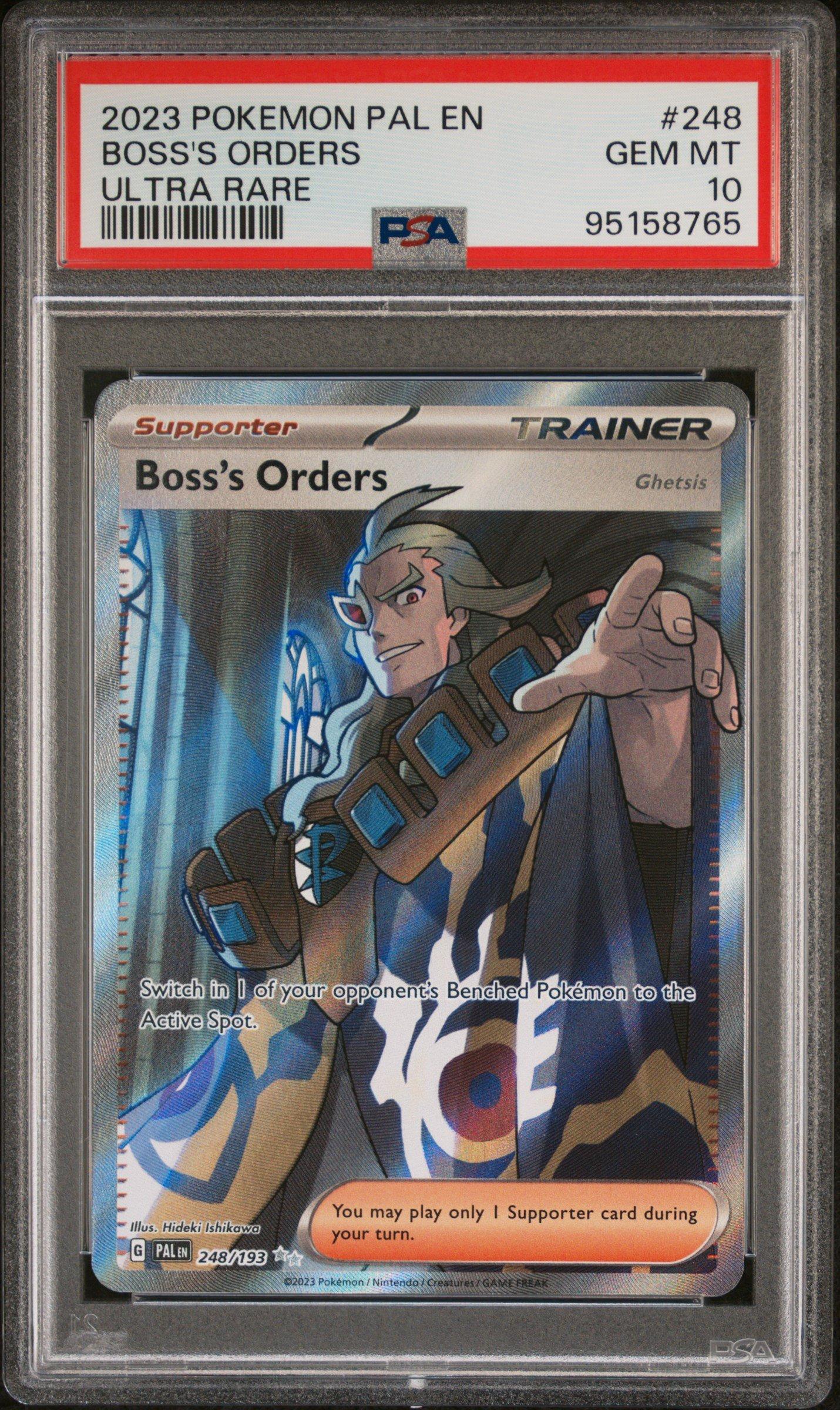 2023 Pokemon Pal En-paldea Evolved 248 Boss's Orders Ultra Rare