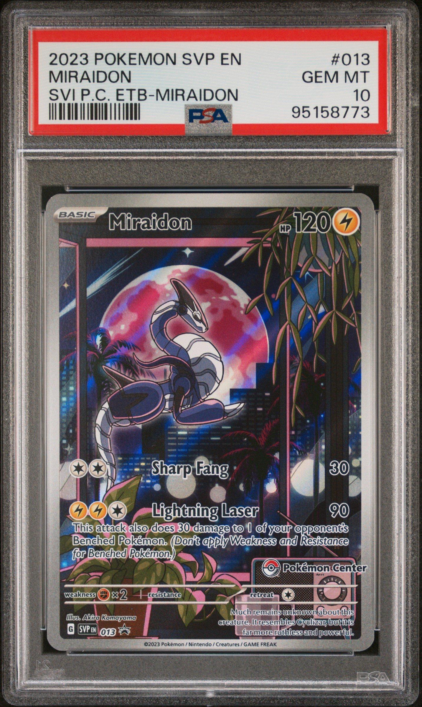 2023 Pokemon Svp En-sv Black Star Promo 013 Miraidon Scarlet 