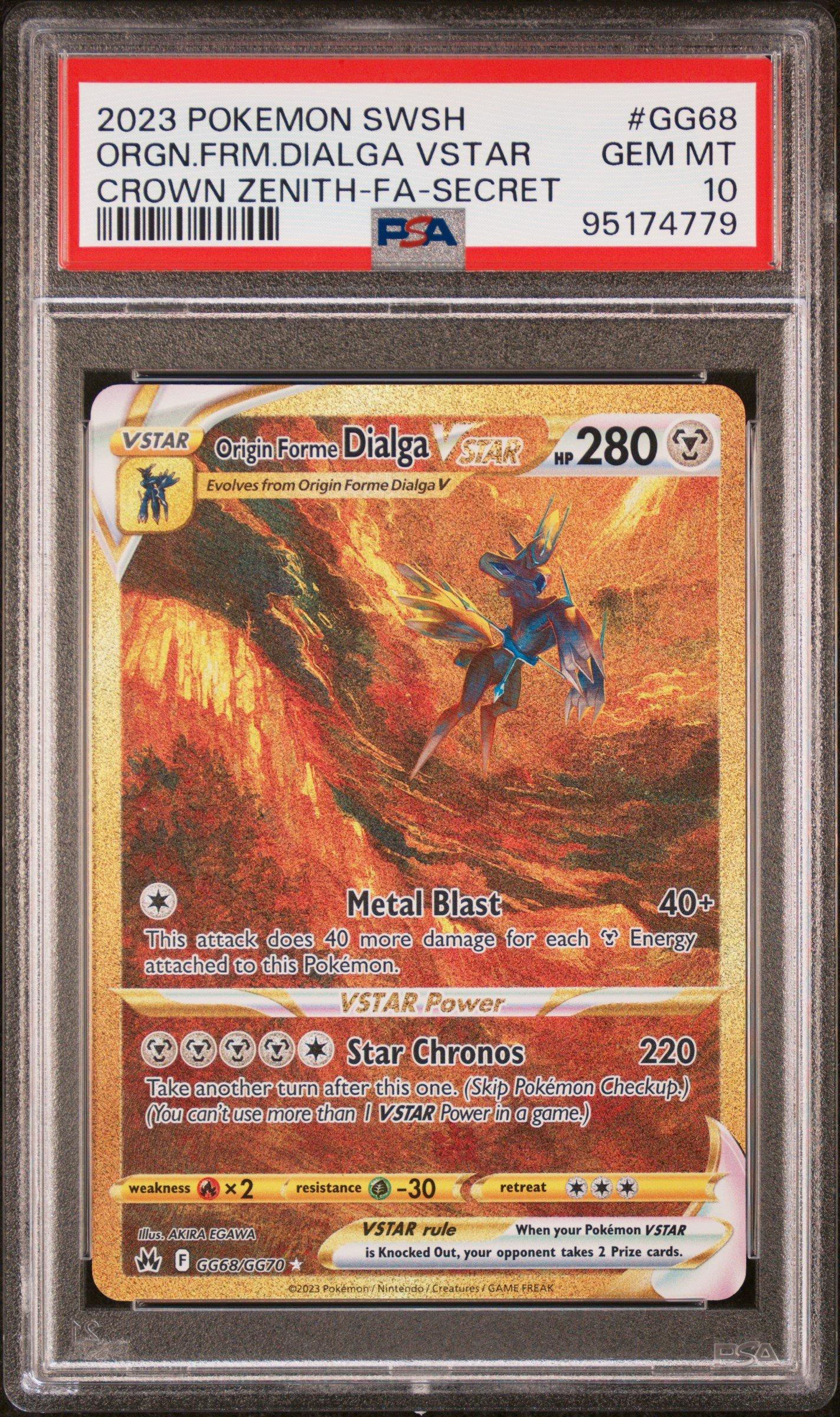 2023 Pokemon Sword And Shield Crown Zenith Gg68 Full Art/origin