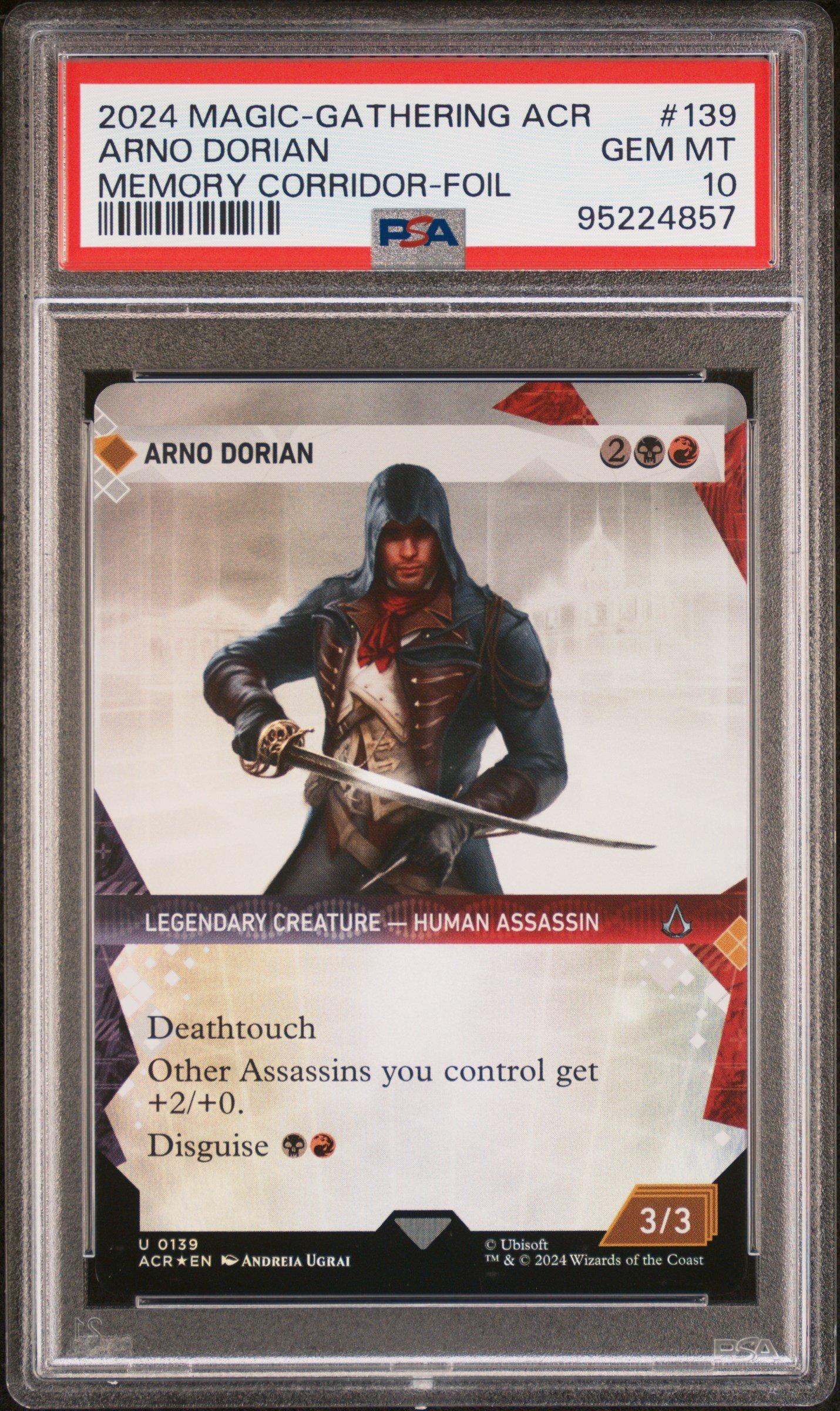 2024 Magic The Gathering Assassin's Creed 139 Arno Dorian Memory