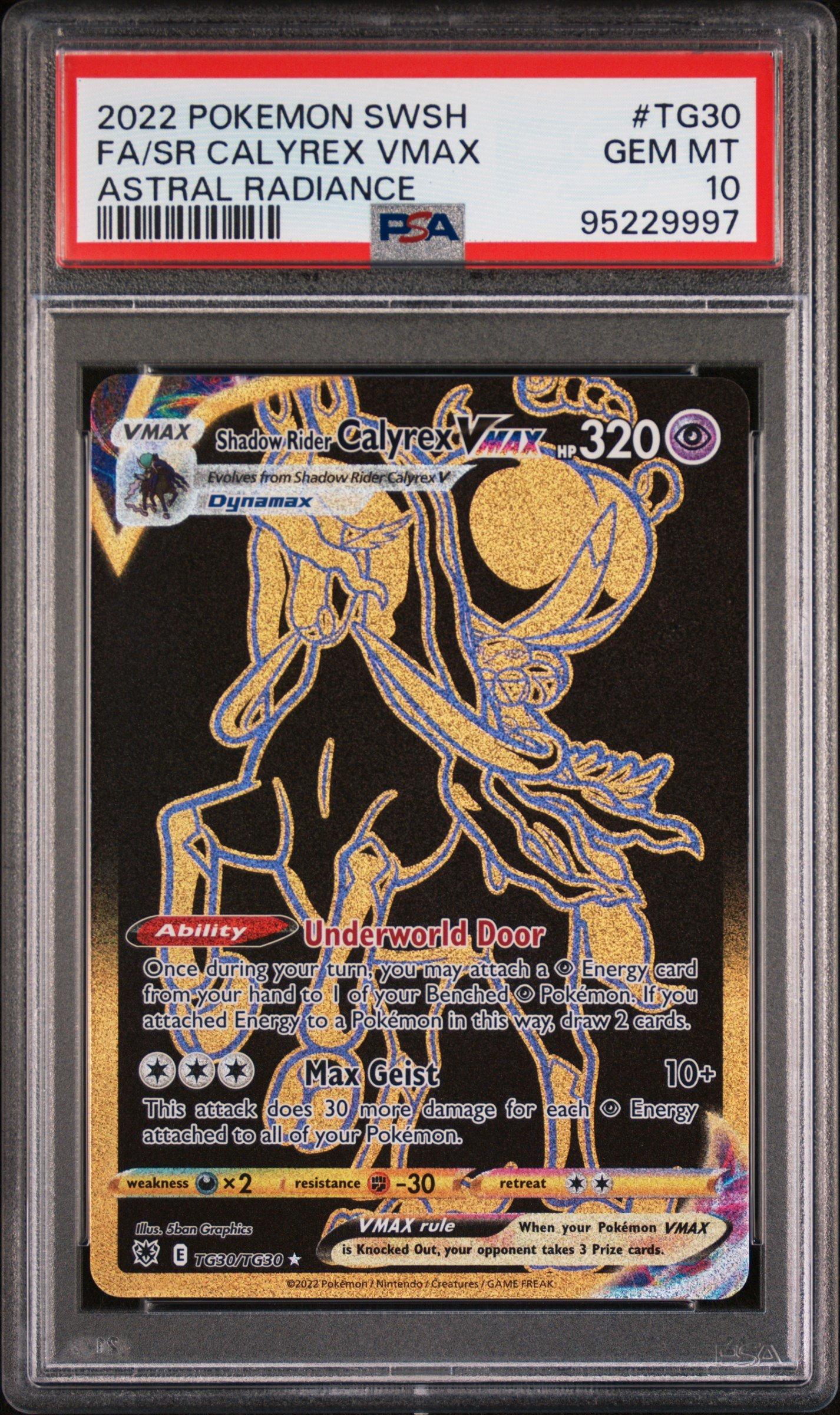 2022 Pokemon Sword & Shield Astral Radiance Tg30 Full Art/shadow Rider ...