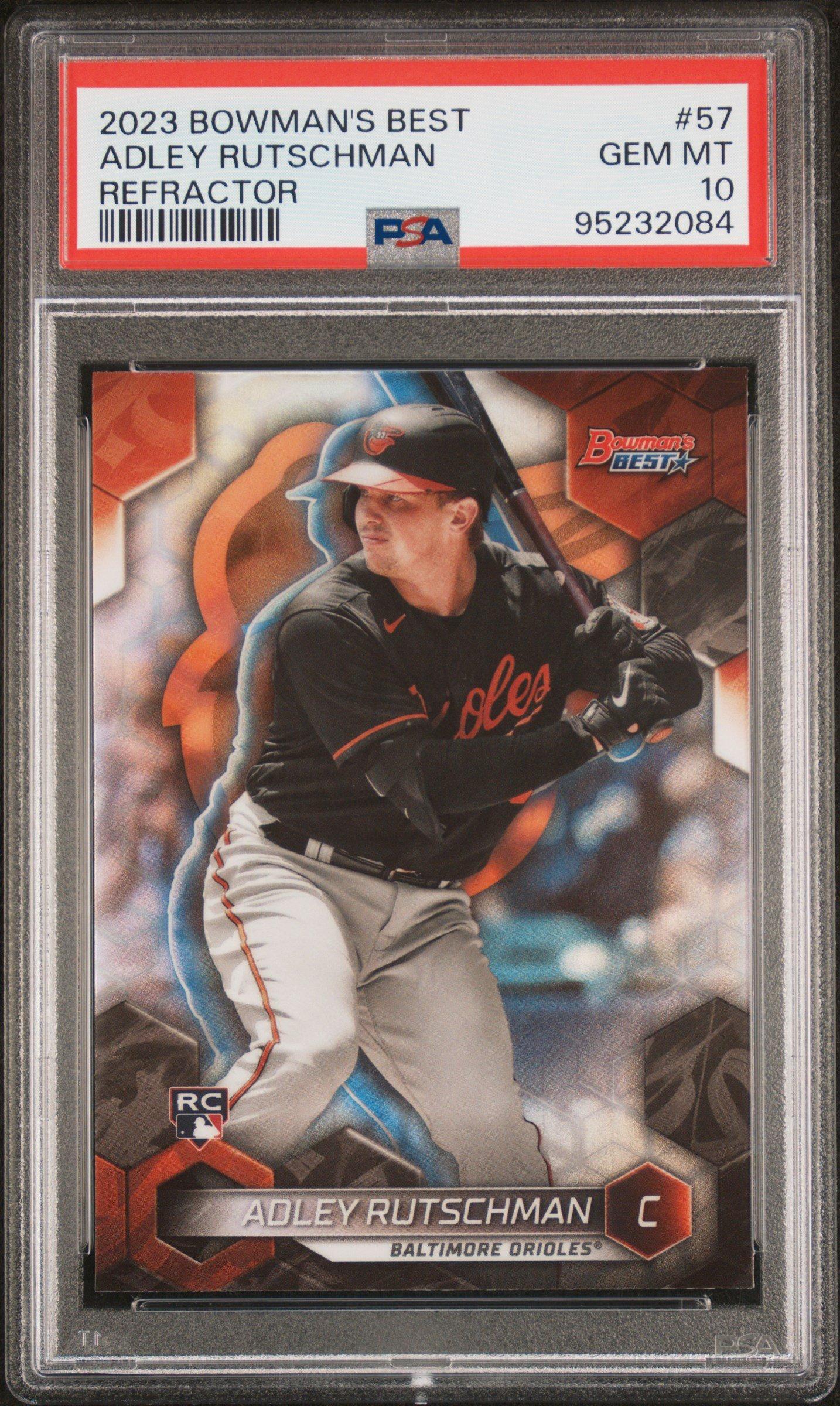 その他 bowman adley rutschman paper /50 PSA10 2023 Bowman's Best 57 Adley Rutschman Refractor PSA 10 Graded Card
