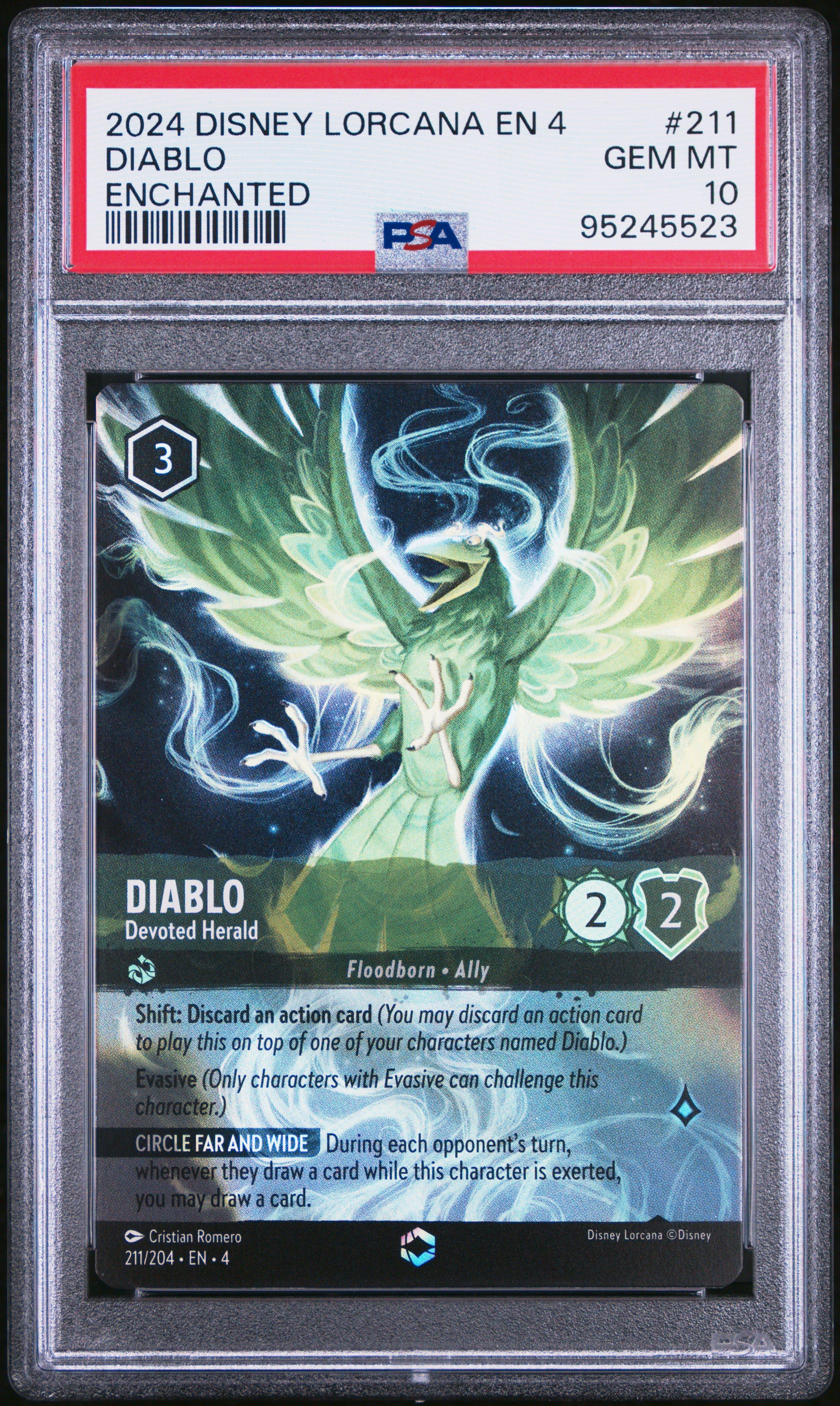 lorcana diablo card Lorcana - Into the Inklands - Diablo - Faithful Familiar (Common)