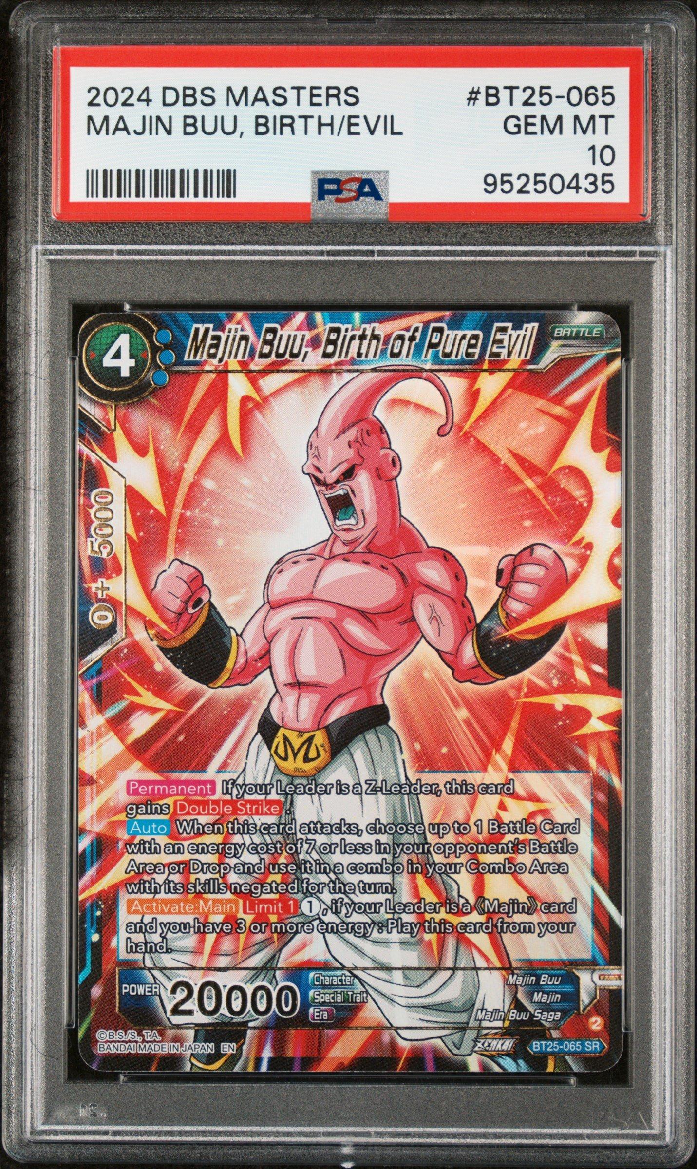 2024 Dragon Ball Super Card Game Masters Series 25 Legend Of The Dragon Balls Bt25-065 Majin Buu