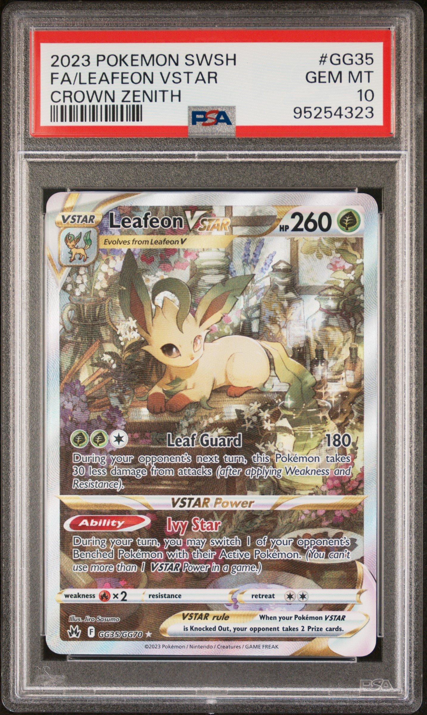 2023 Pokemon Sword And Shield Crown Zenith Gg35 Full Art/leafeon