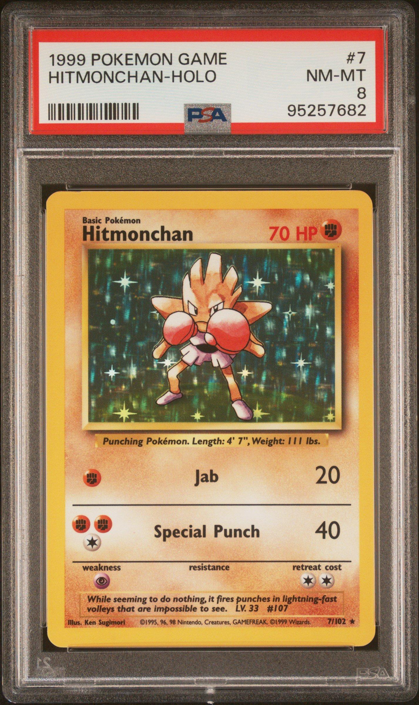 1999 Pokemon Game 7 Hitmonchan-holo PSA 8 Graded Card | GameStop