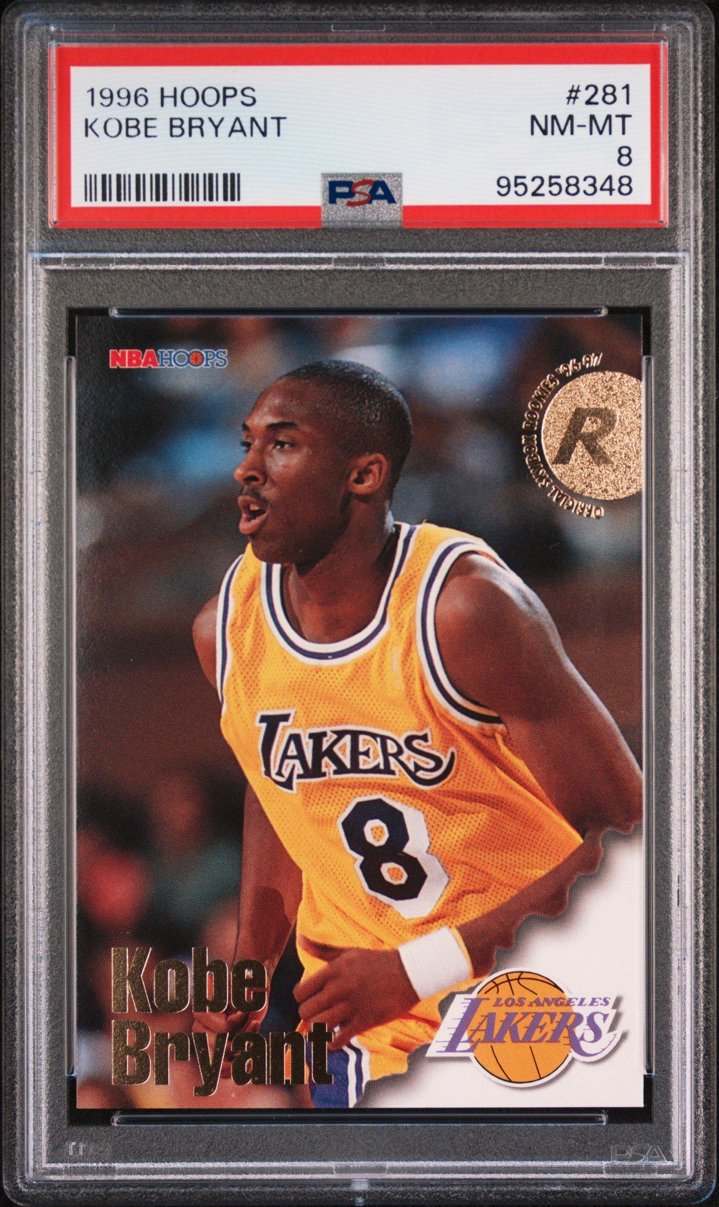 1996 Hoops 281 Kobe Bryant PSA 8 Graded Card | GameStop
