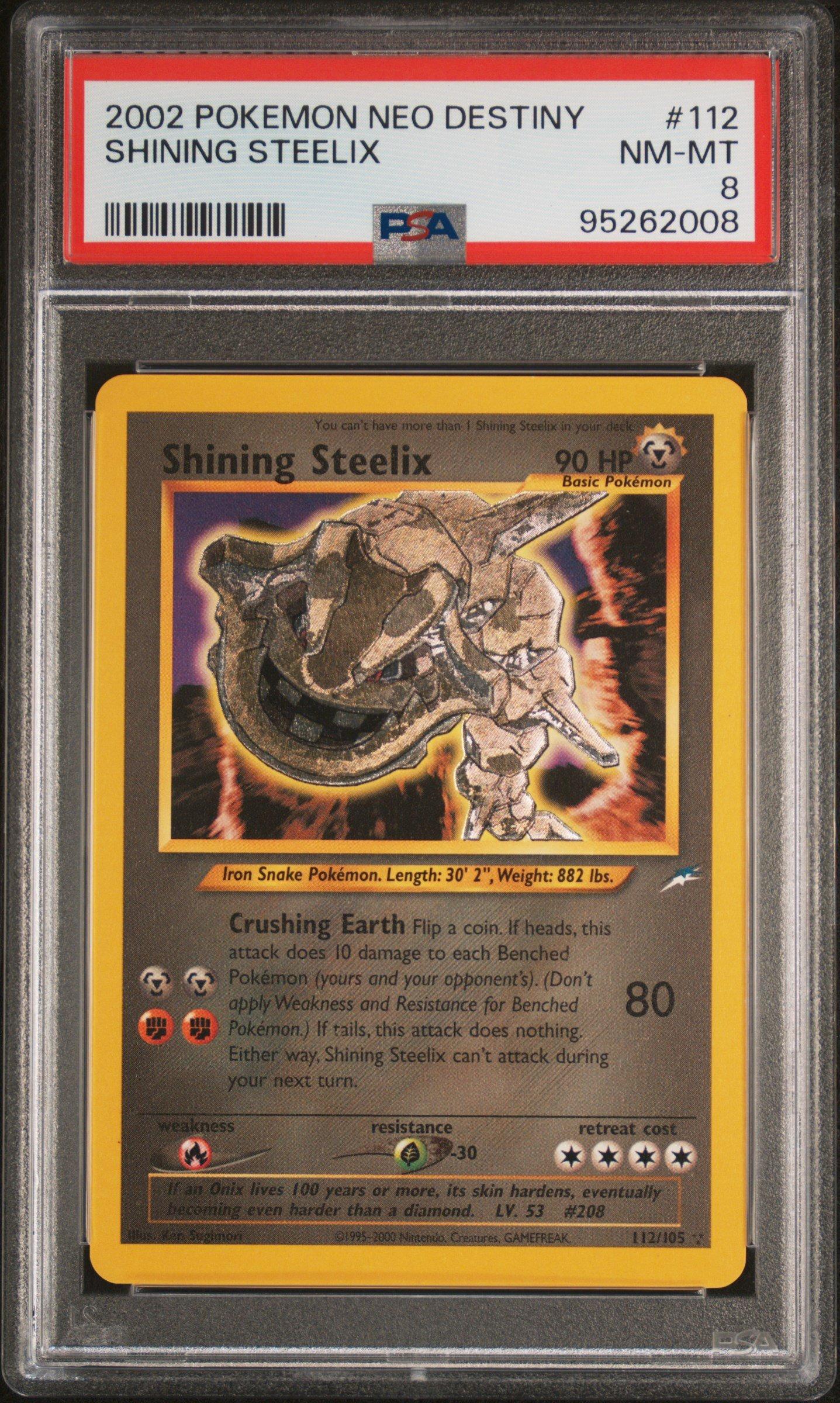 2002 Pokemon Neo Destiny 112 Shining Steelix PSA 8 | GameStop
