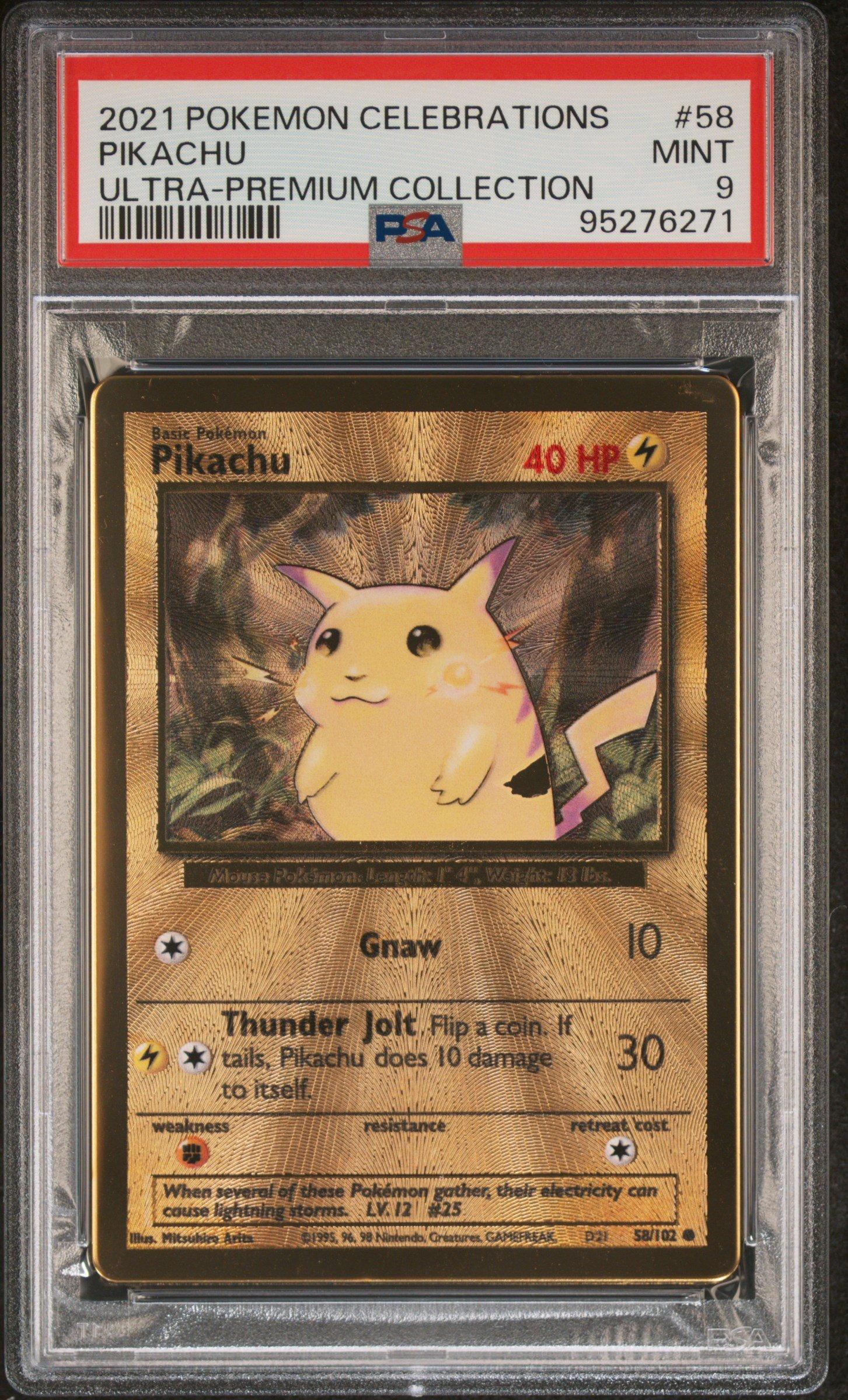 2021 Pokémon Celebrations ピカチュウ #58 2021 Pokemon Celebrations Ultra-premium Collection 58 Pikachu PSA