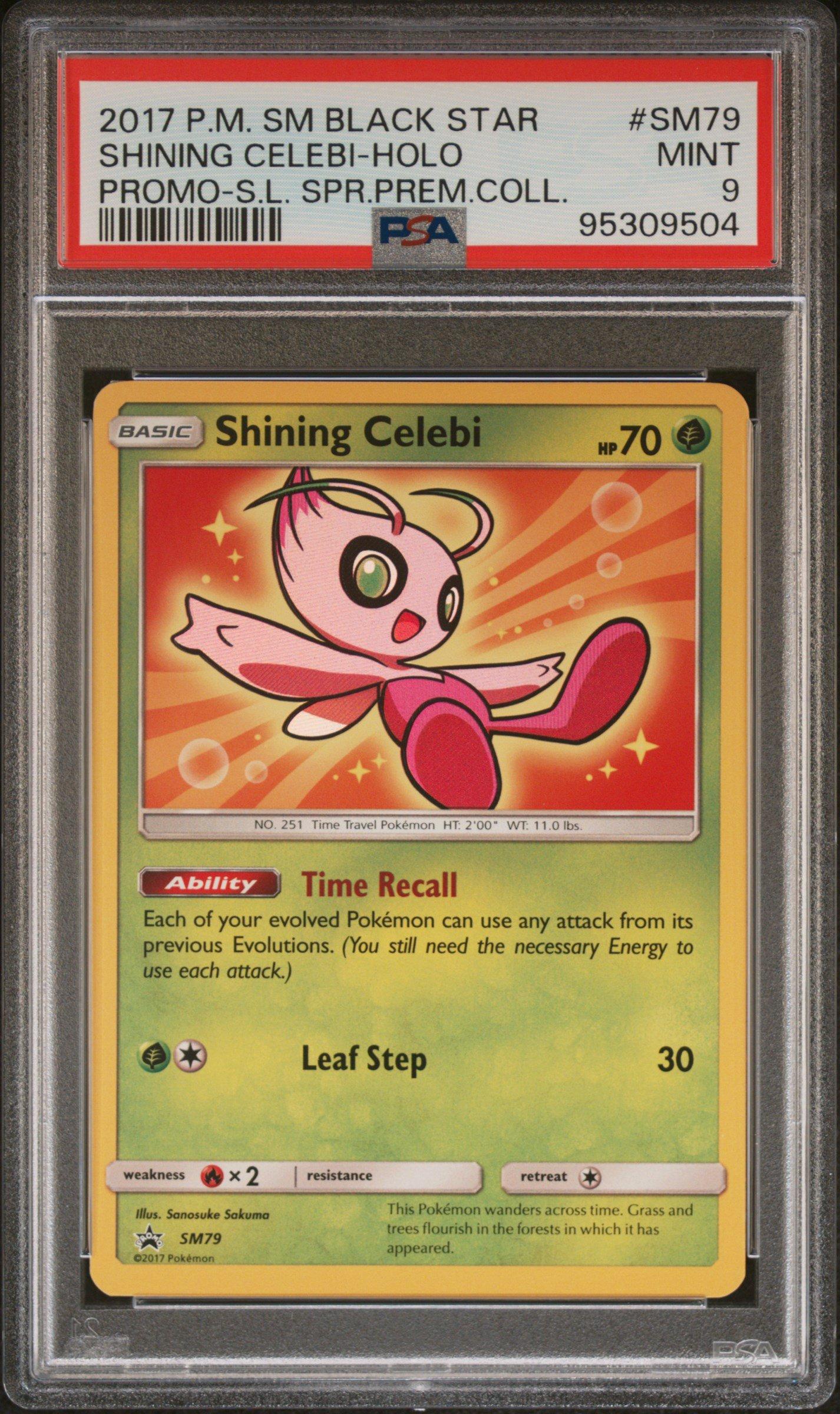 Pokemon Shining Celebi SM79 PSA 10 GEM MINT GRADED selling