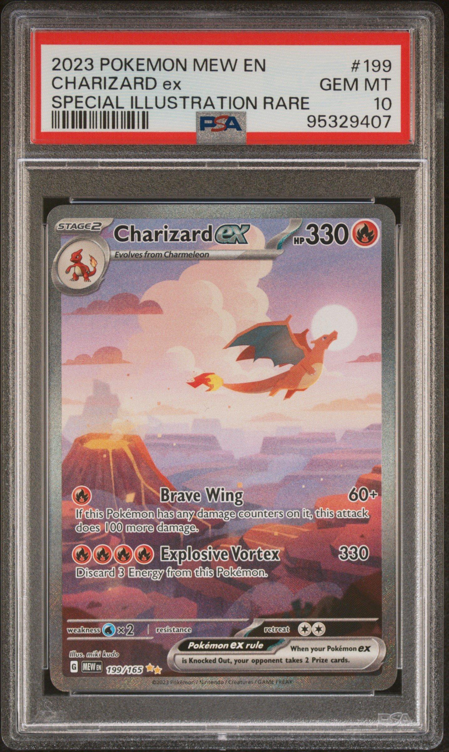 2023 Pokemon Mew En-151 199 Charizard Ex Special