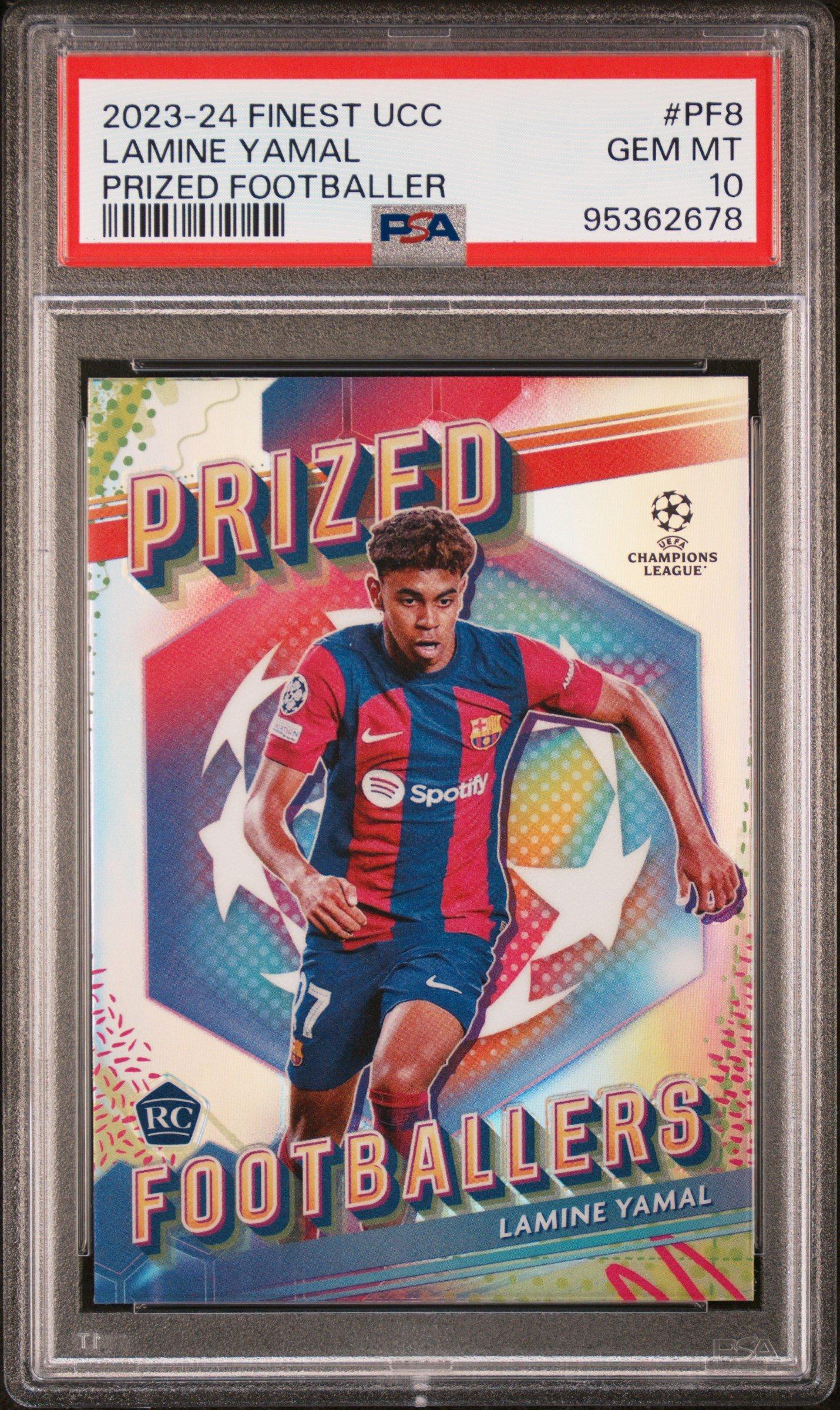 2023-24 Topps Finest Uefa Club Competitions Prized Footballers Pf8 
