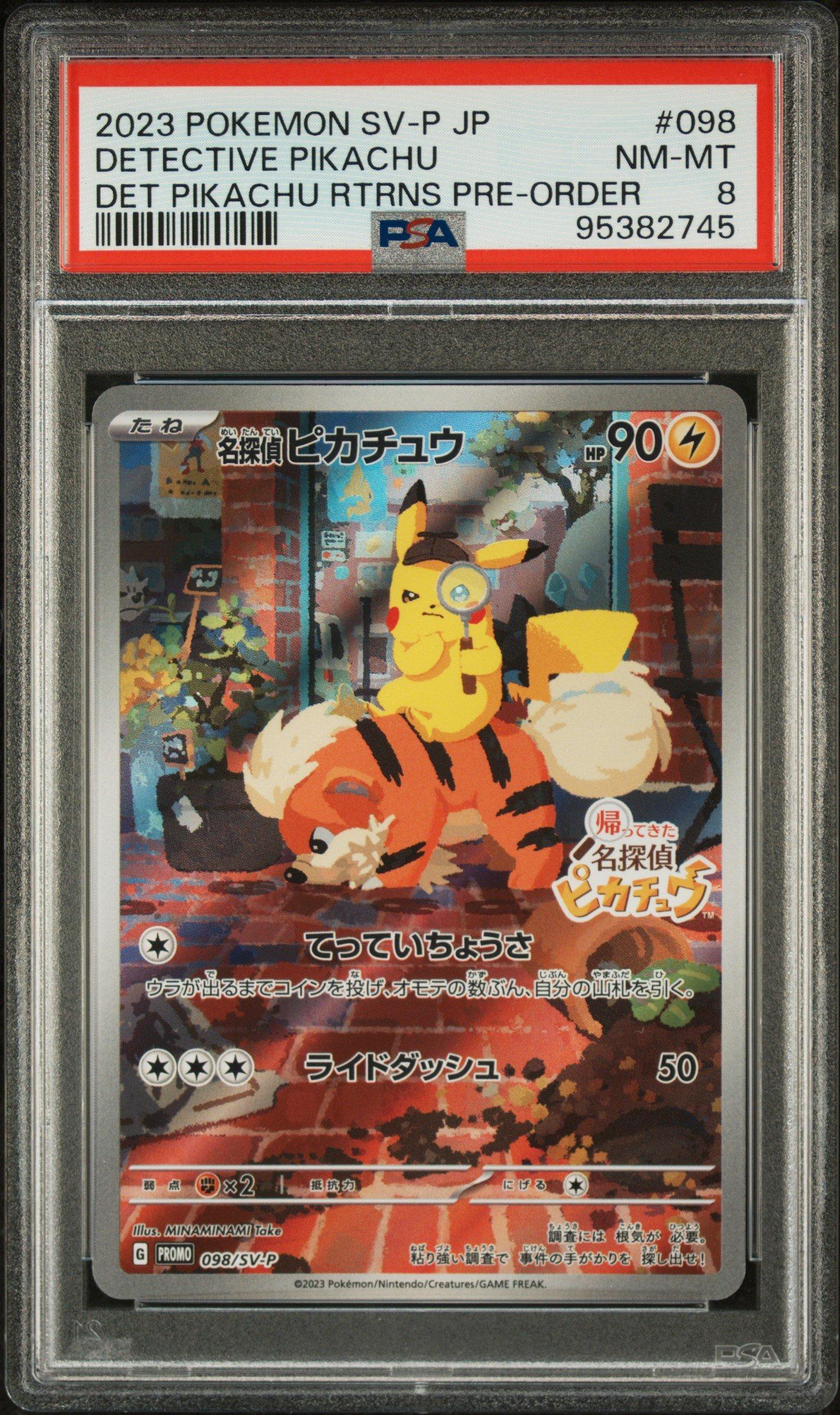 2023 Pokemon Japanese Sv-p Promo 098 Detective Pikachu Detective