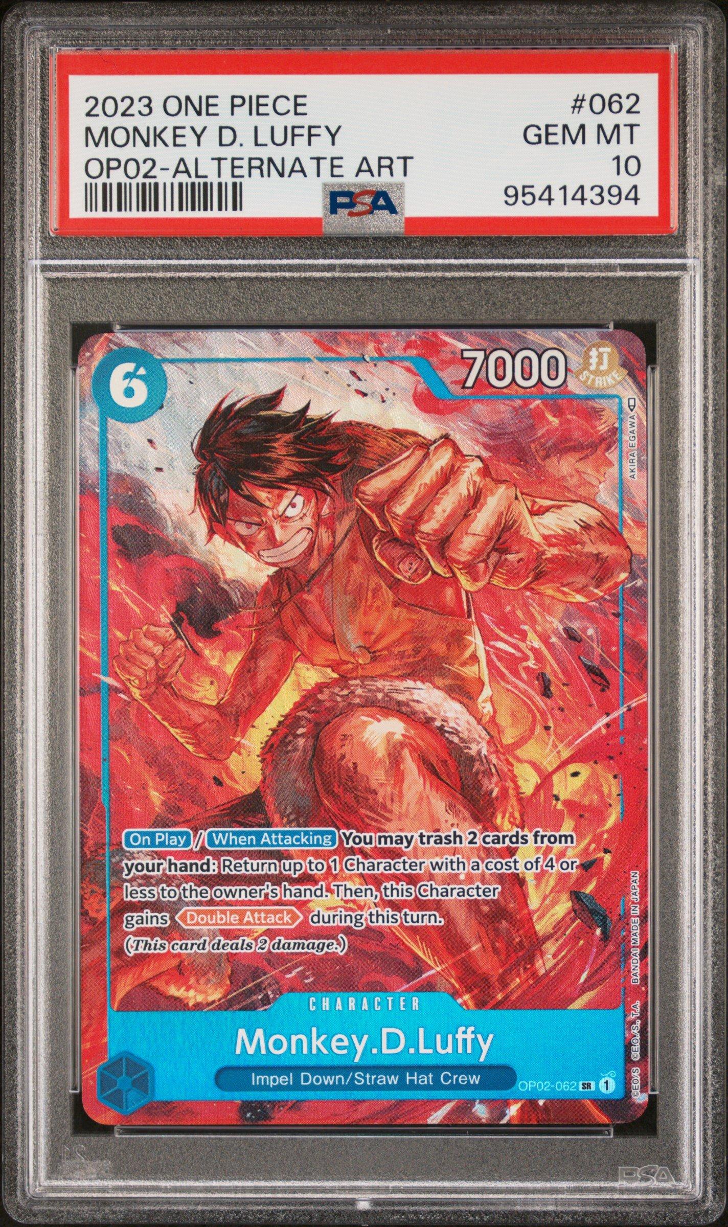2023 One Piece Op02-paramount War 062 Monkey D. Luffy Alternate