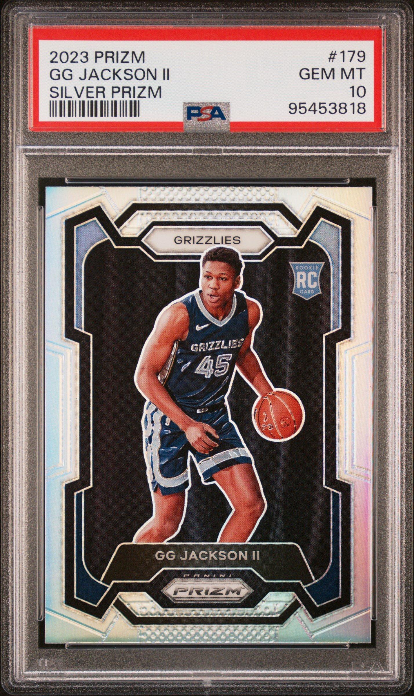 2023 Panini Prizm 179 Gg Jackson Ii Silver Prizm PSA 10