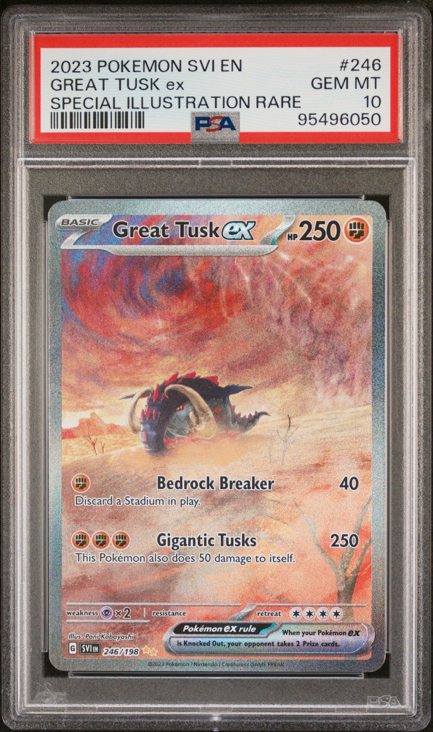 2023 Pokemon Svi En-scarlet & Violet 246 Great Tusk Ex Special