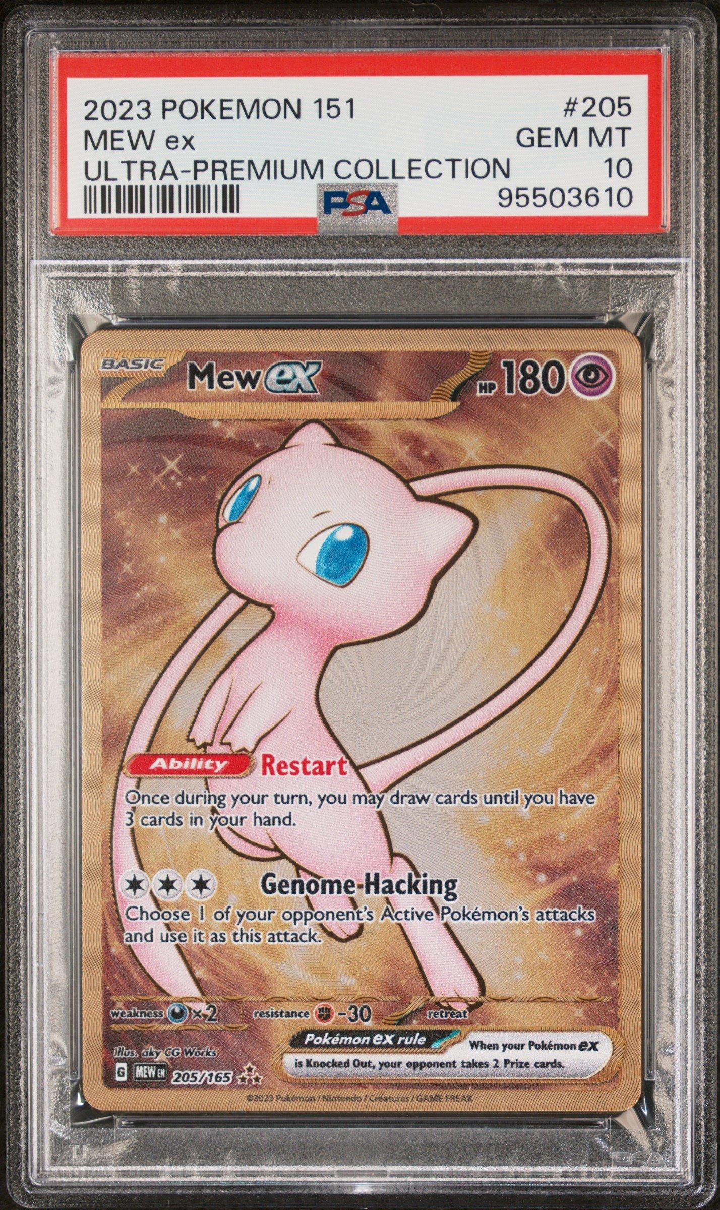 2023 Pokemon 151 Ultra-premium Collection 205 Mew Ex PSA 10 Graded