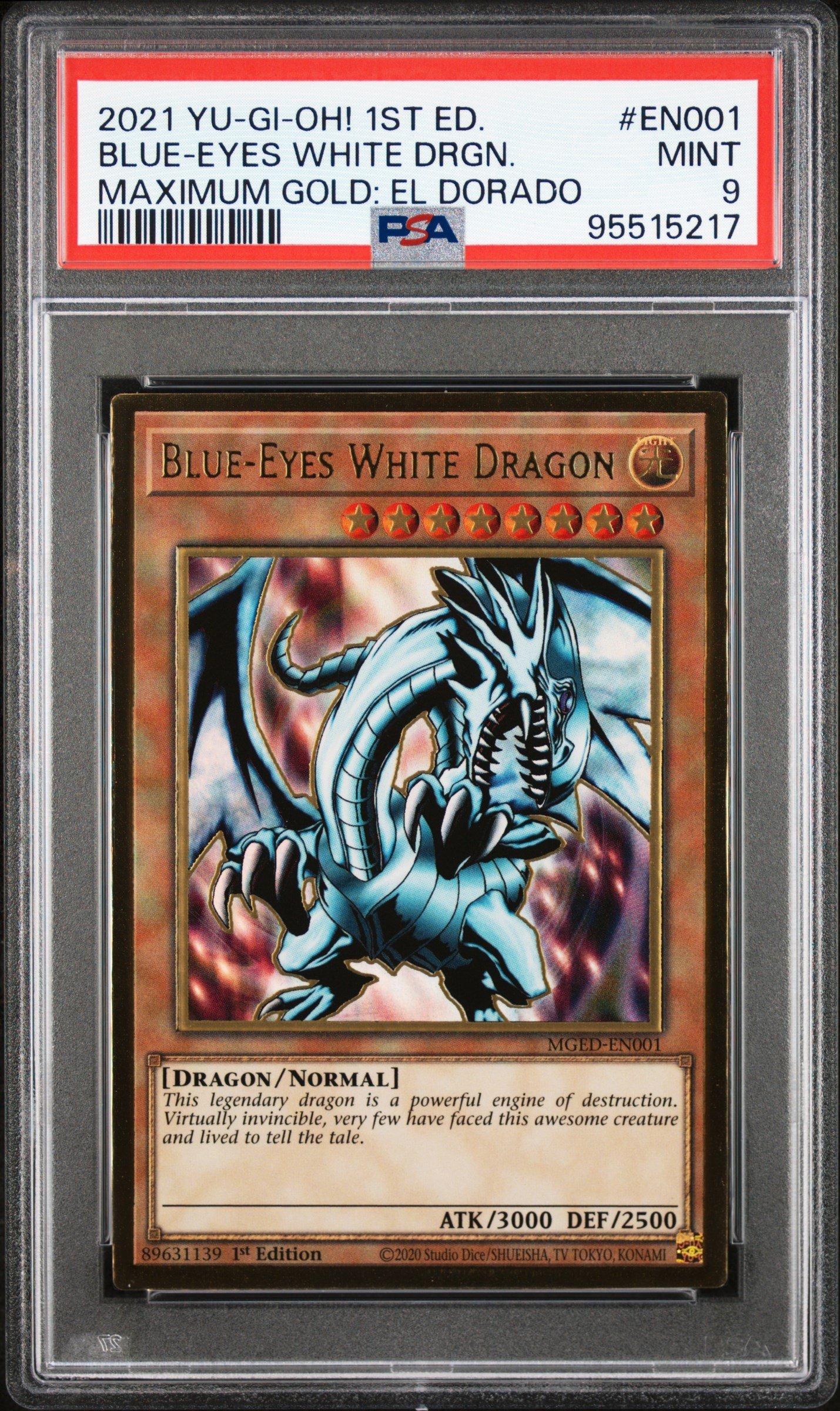 2021 Yu-gi-oh! Maximum Gold: El Dorado En001 Blue-eyes White Dragon 1st ...