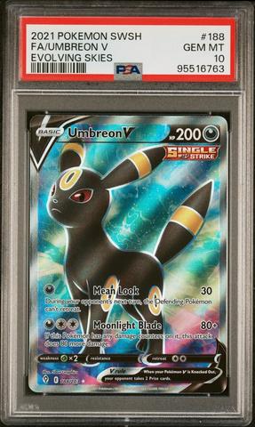 2021 Pokemon Sword & Shield Evolving Skies 095 Full Art/umbreon