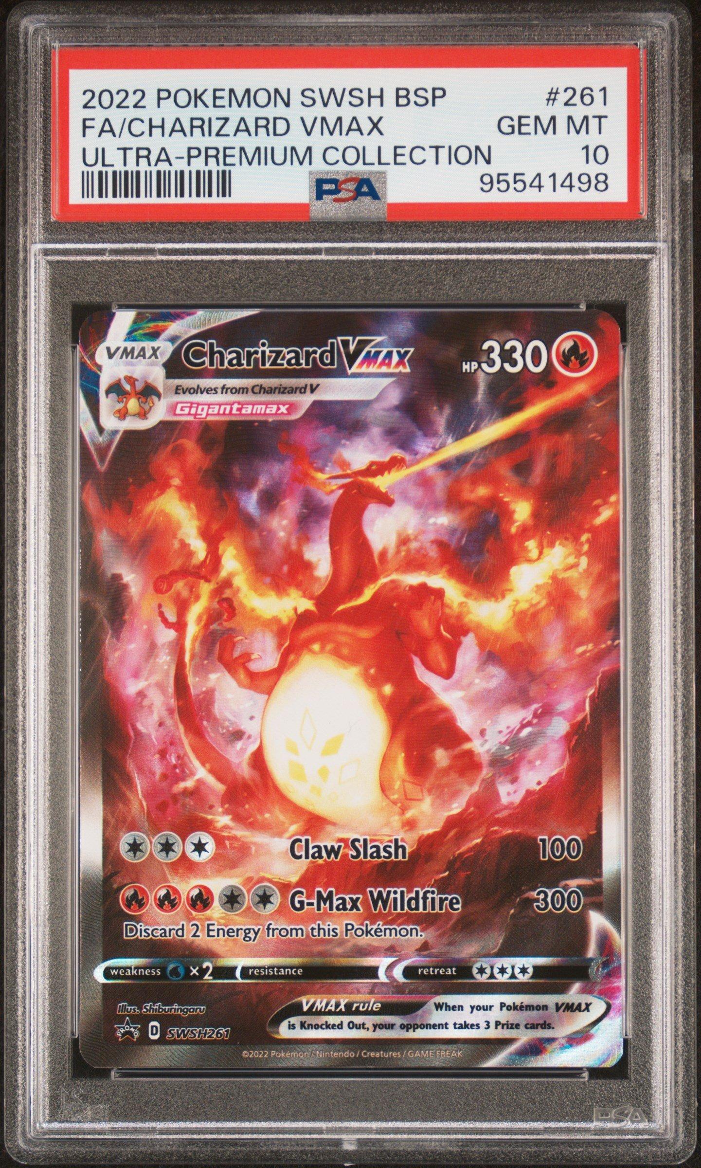 2022 Pokemon Swsh Black Star Promo 261 Full Art/charizard