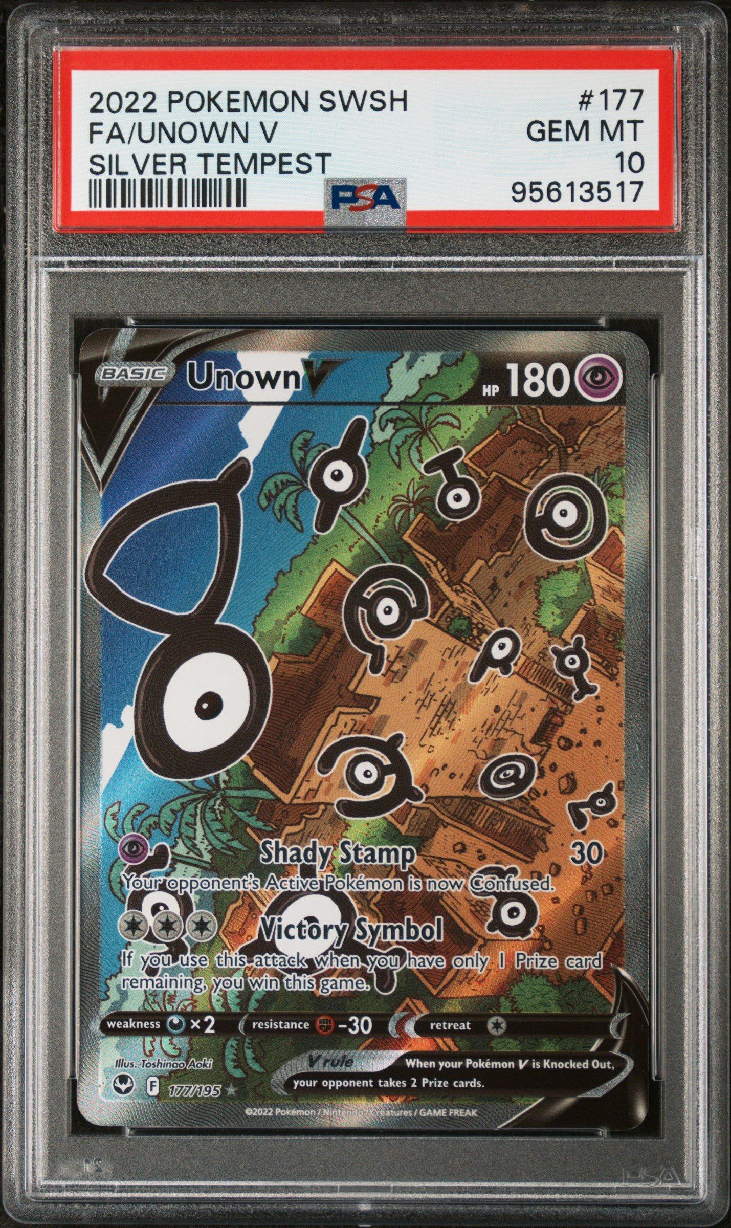 unown v pokemon card value Unown V 79/146 Legends Awakened main image 0