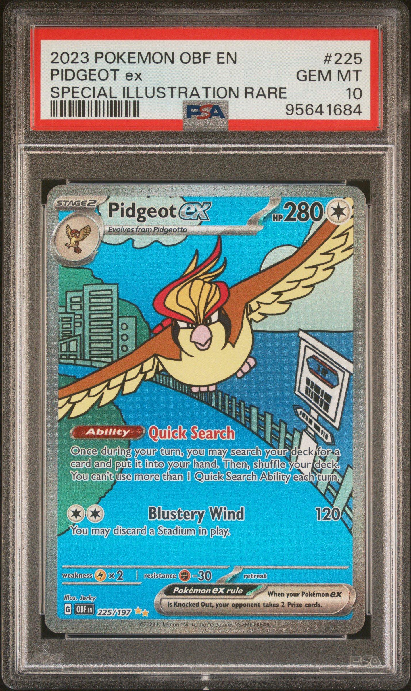 2023 Pokemon Obf En-obsidian Flames 225 Pidgeot Ex Special