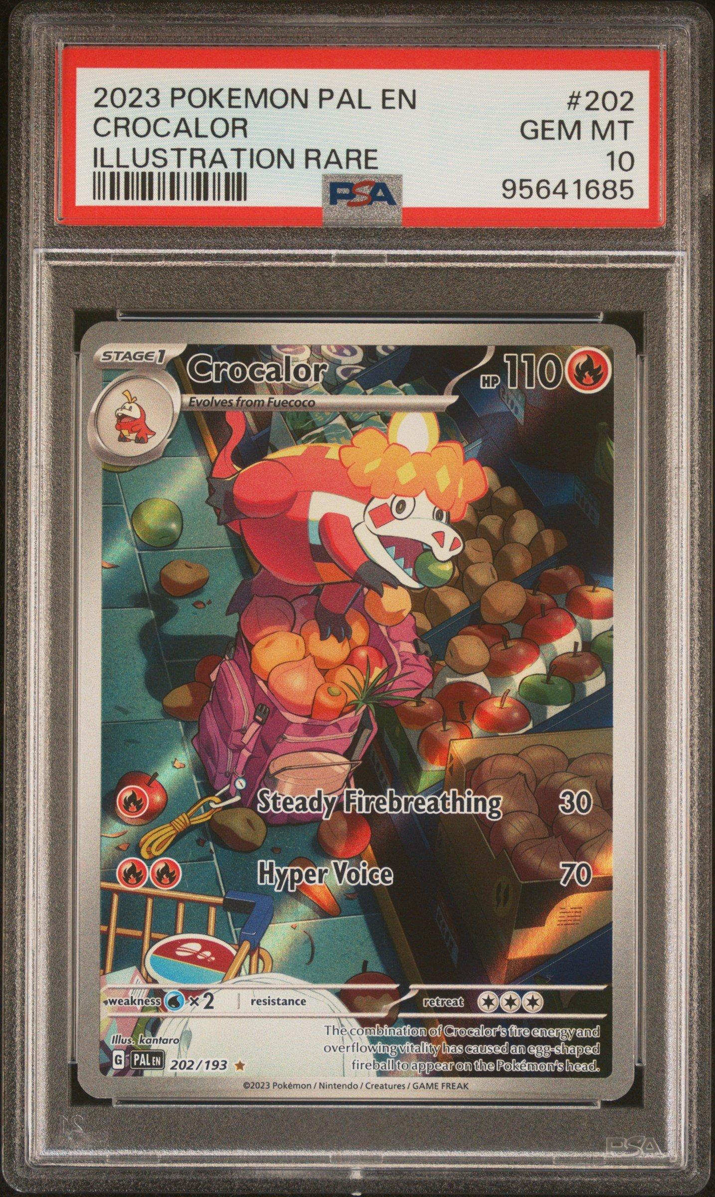 2023 Pokemon Pal En-paldea Evolved 202 Crocalor Illustration Rare