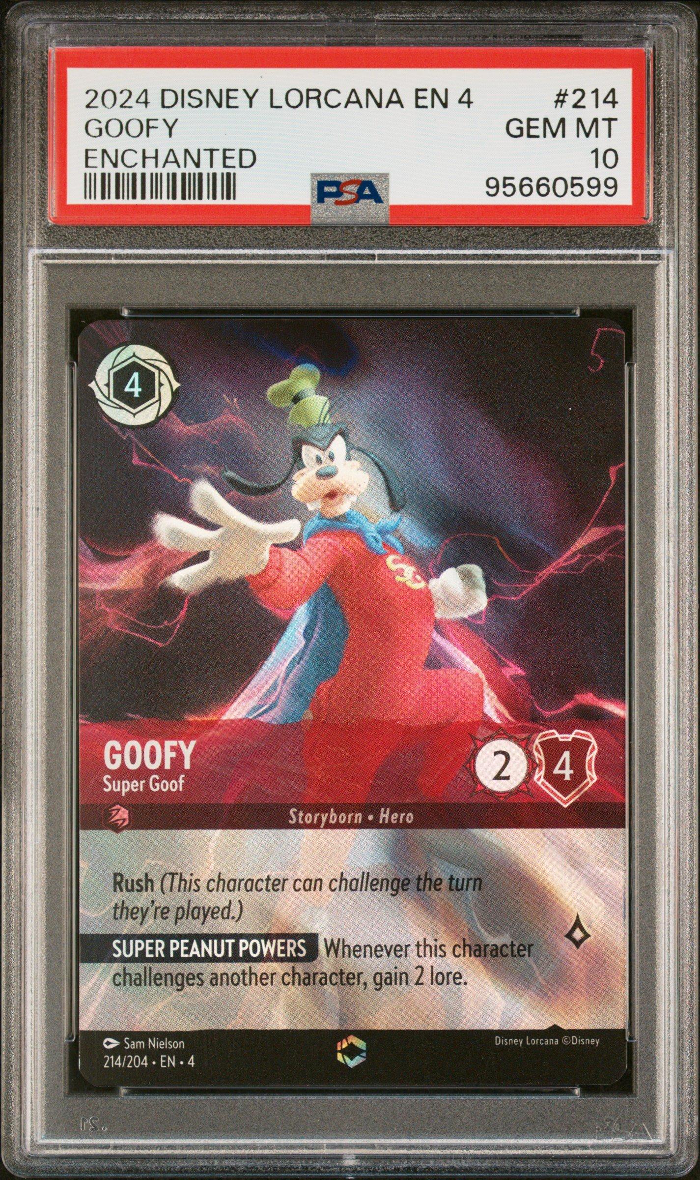 2024 Disney Lorcana En 4-ursula's Return 214 Goofy - Super Goof