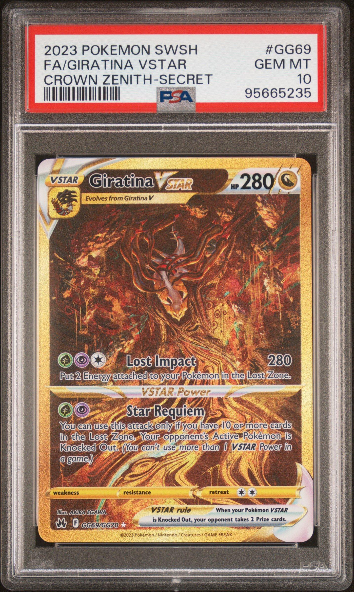 2023 Pokemon Sword And Shield Crown Zenith Gg69 Full Art/giratina