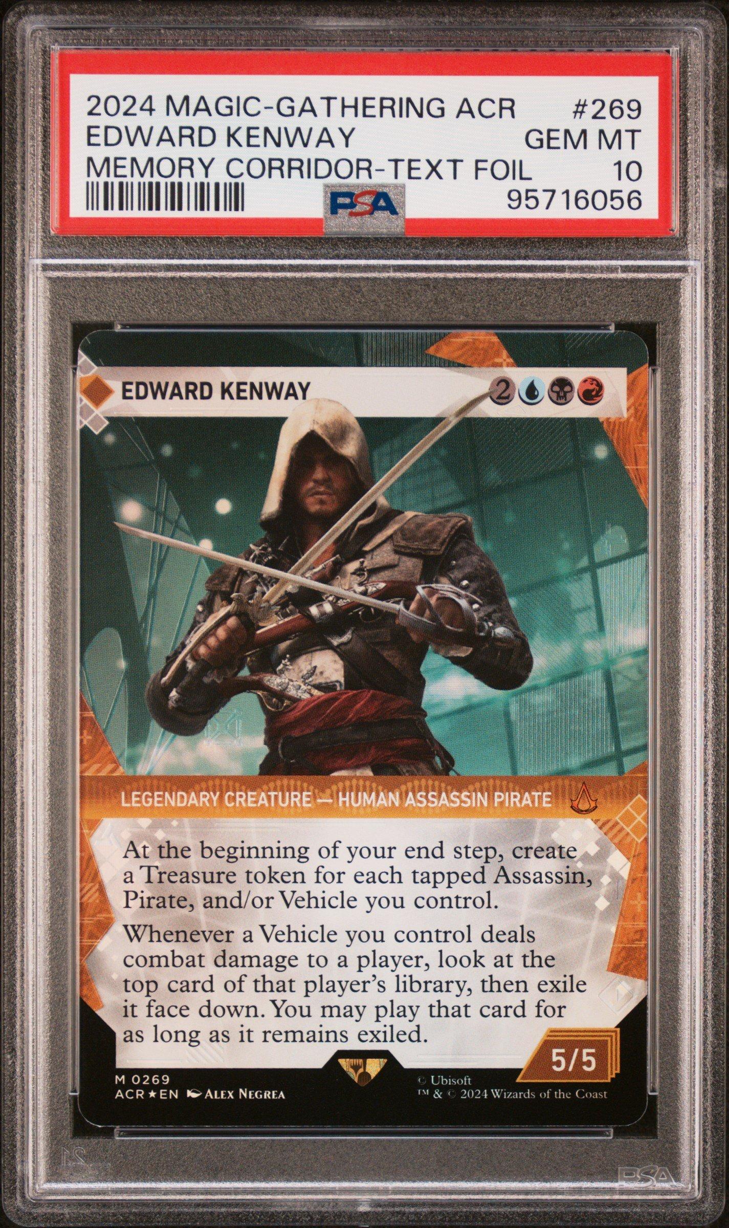 2024 Magic The Gathering Assassin's Creed 269 Edward Kenway Memory