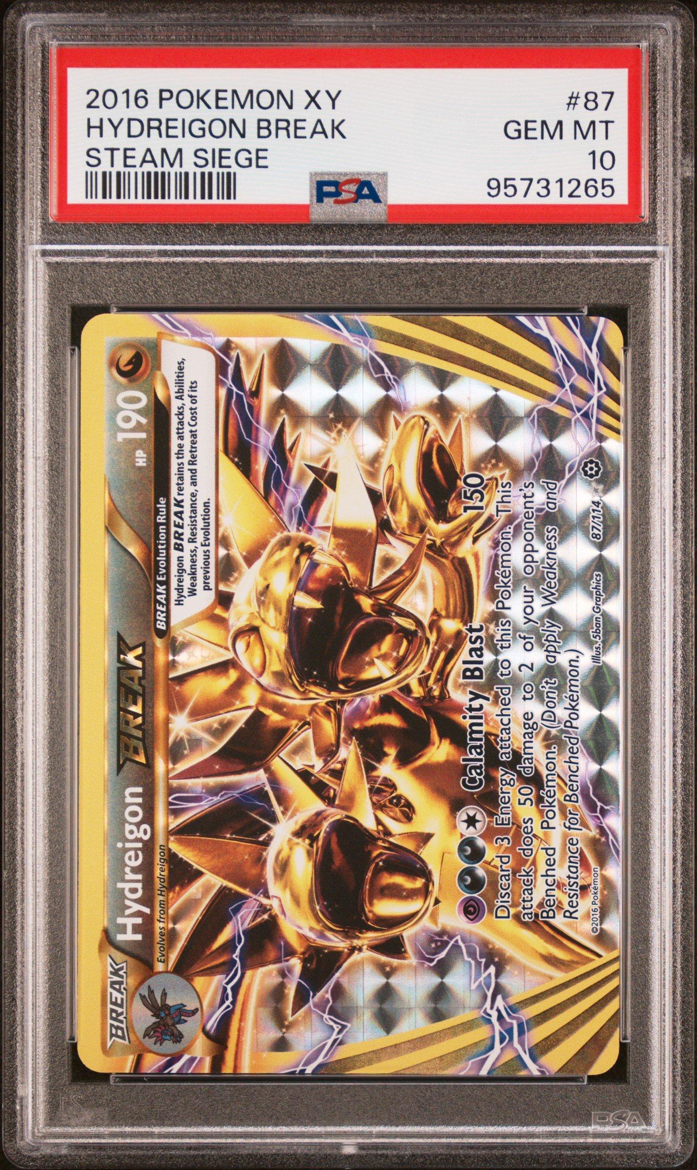 2016 Pokemon Xy Steam Siege 87 Hydreigon Break PSA 10 Graded Card | GameStop