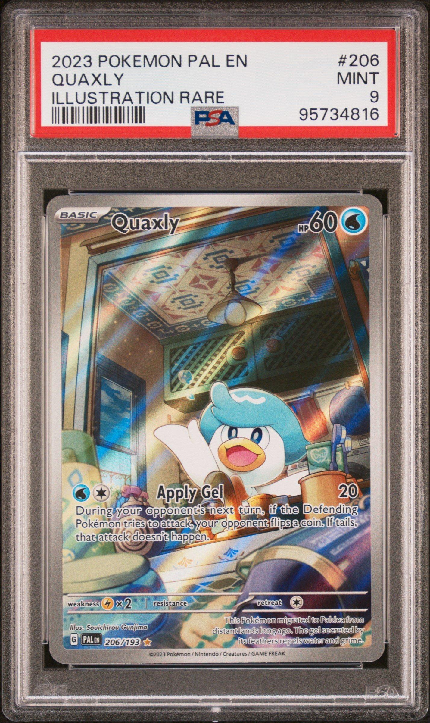2023 Pokemon Pal En-paldea Evolved 206 Quaxly Illustration Rare