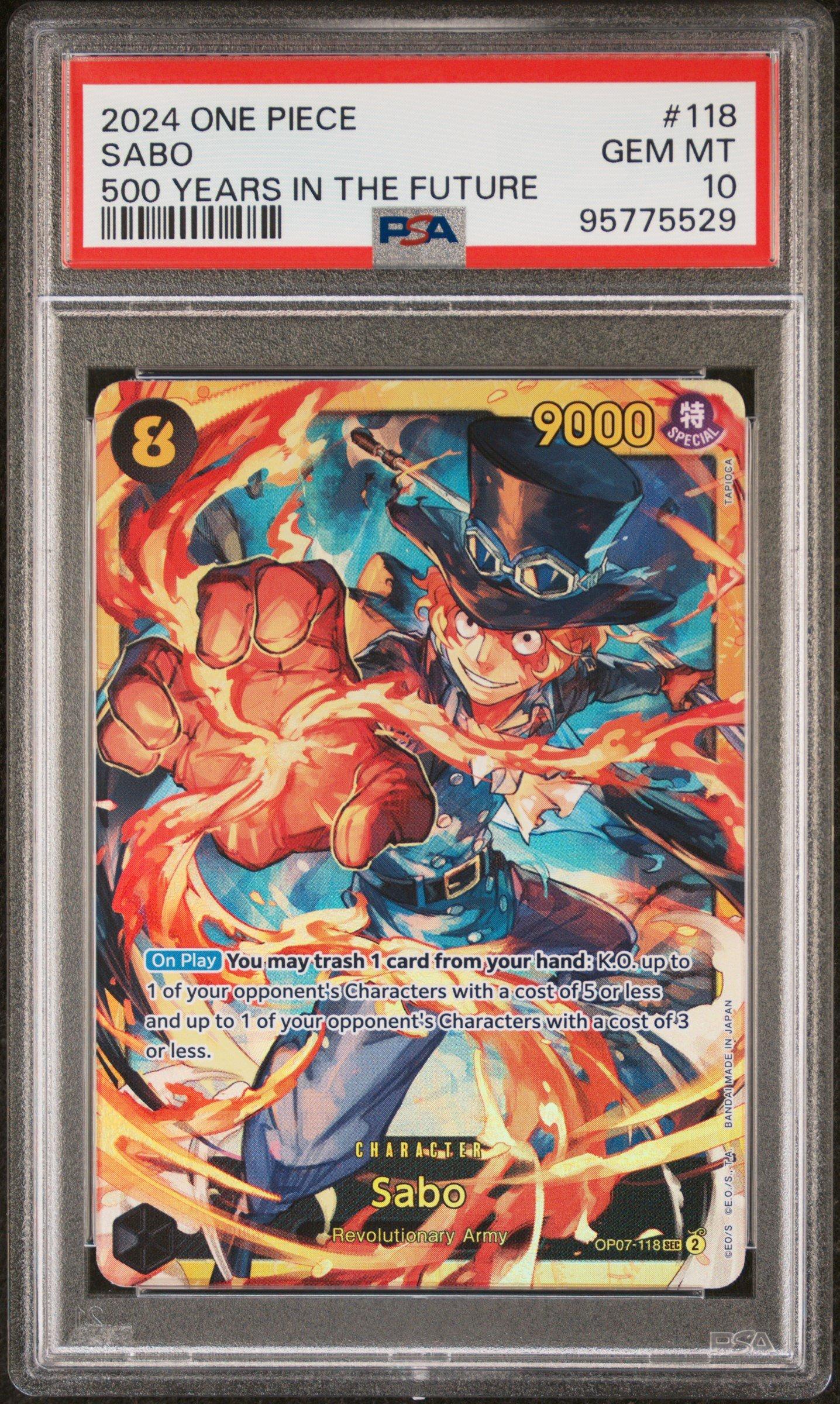 2024 One Piece 500 Years In The Future 118 Sabo PSA 10