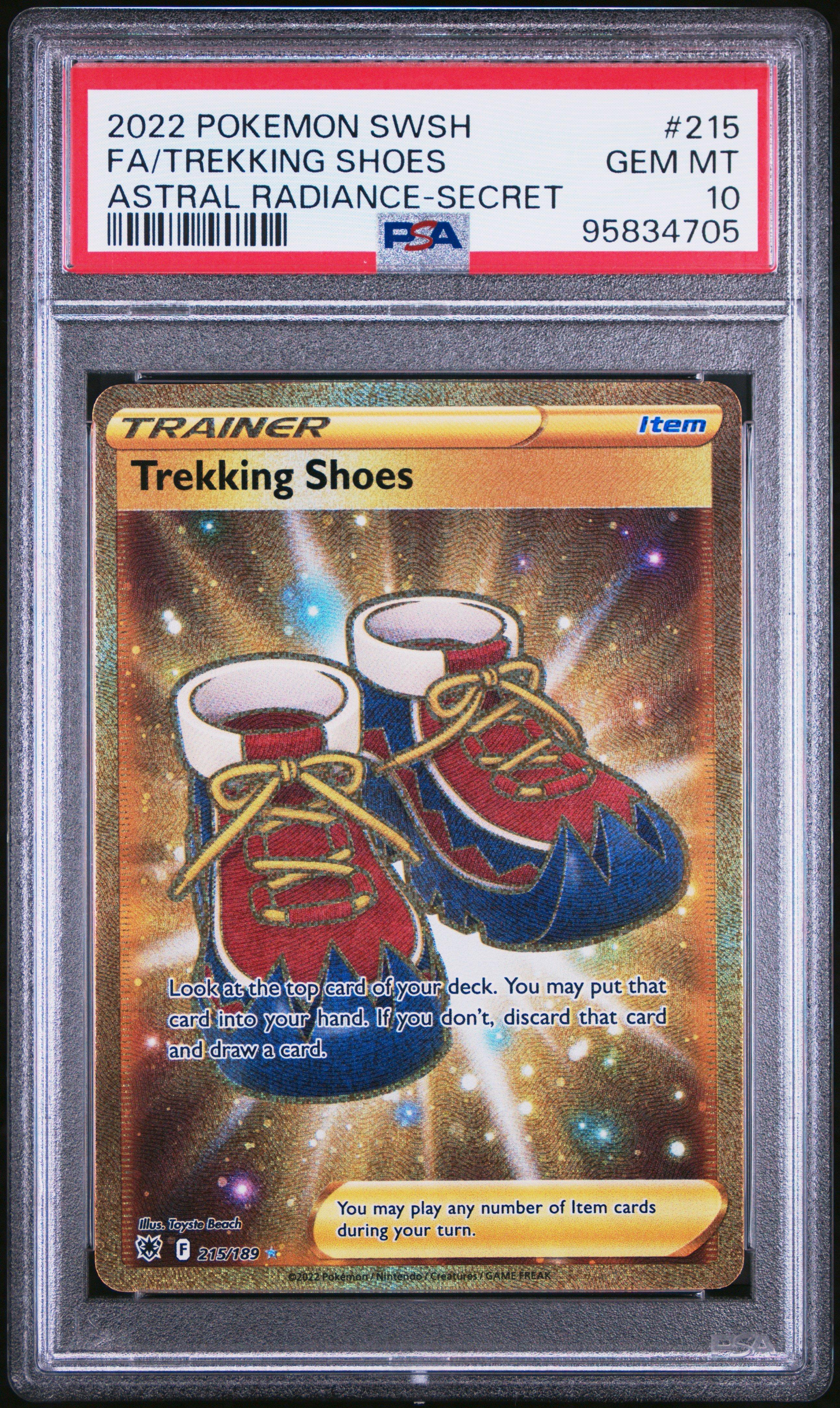 2022 Pokemon Sword & Shield Astral Radiance 215 Full Art/trekking Shoes Secret PSA 10