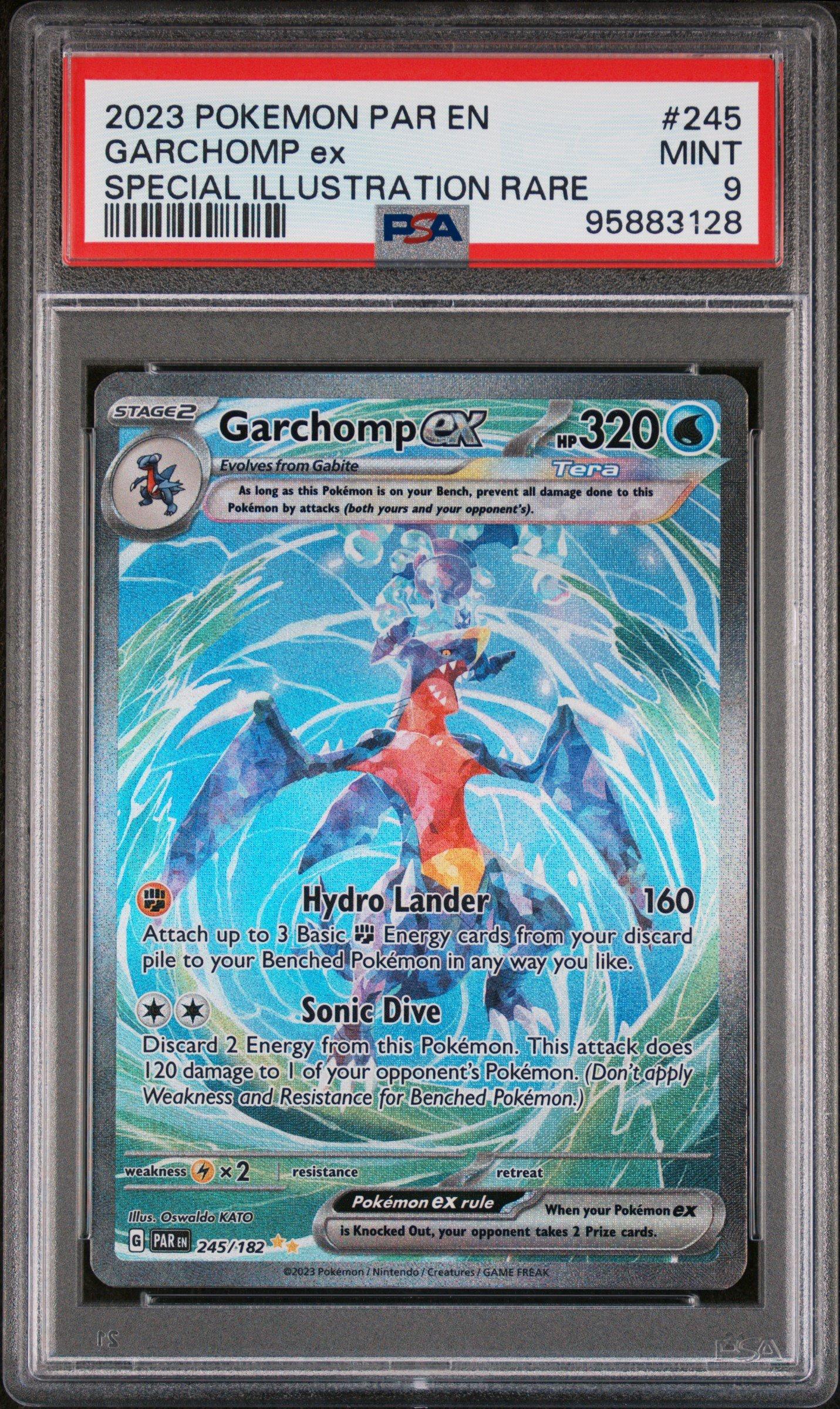 pokemon cards garchomp ex Cynthia's #232 EXTENDED ART 245/182 M Garchomp EX 2016 Pokemon