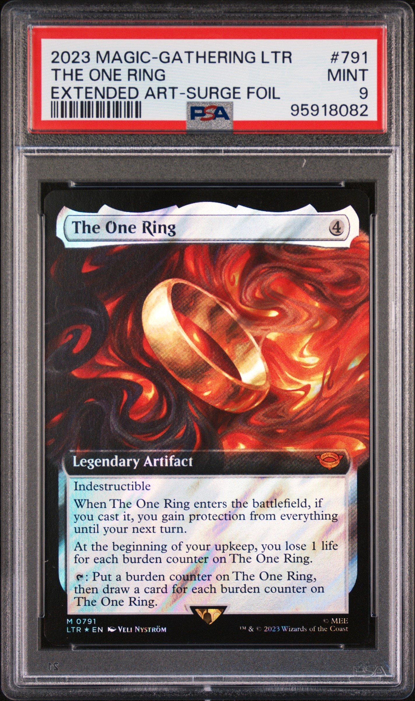one ring card graded Should have graded the 1/1 One Ring with Beckett  #lotr #mtg #tcg #ccg