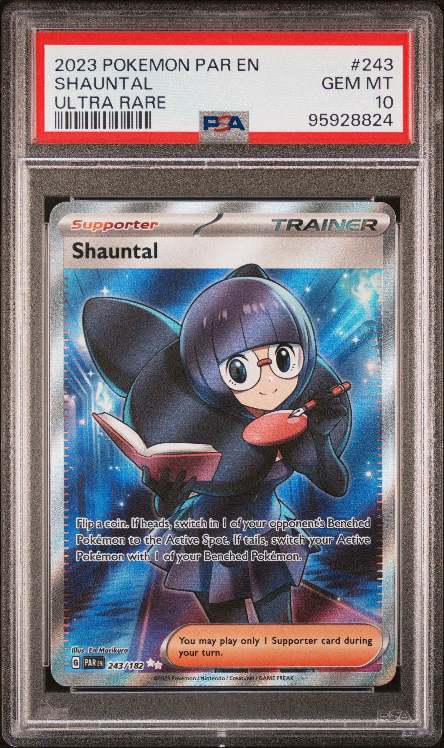 2023 Pokemon Par En-paradox Rift 243 Shauntal Ultra Rare PSA 10