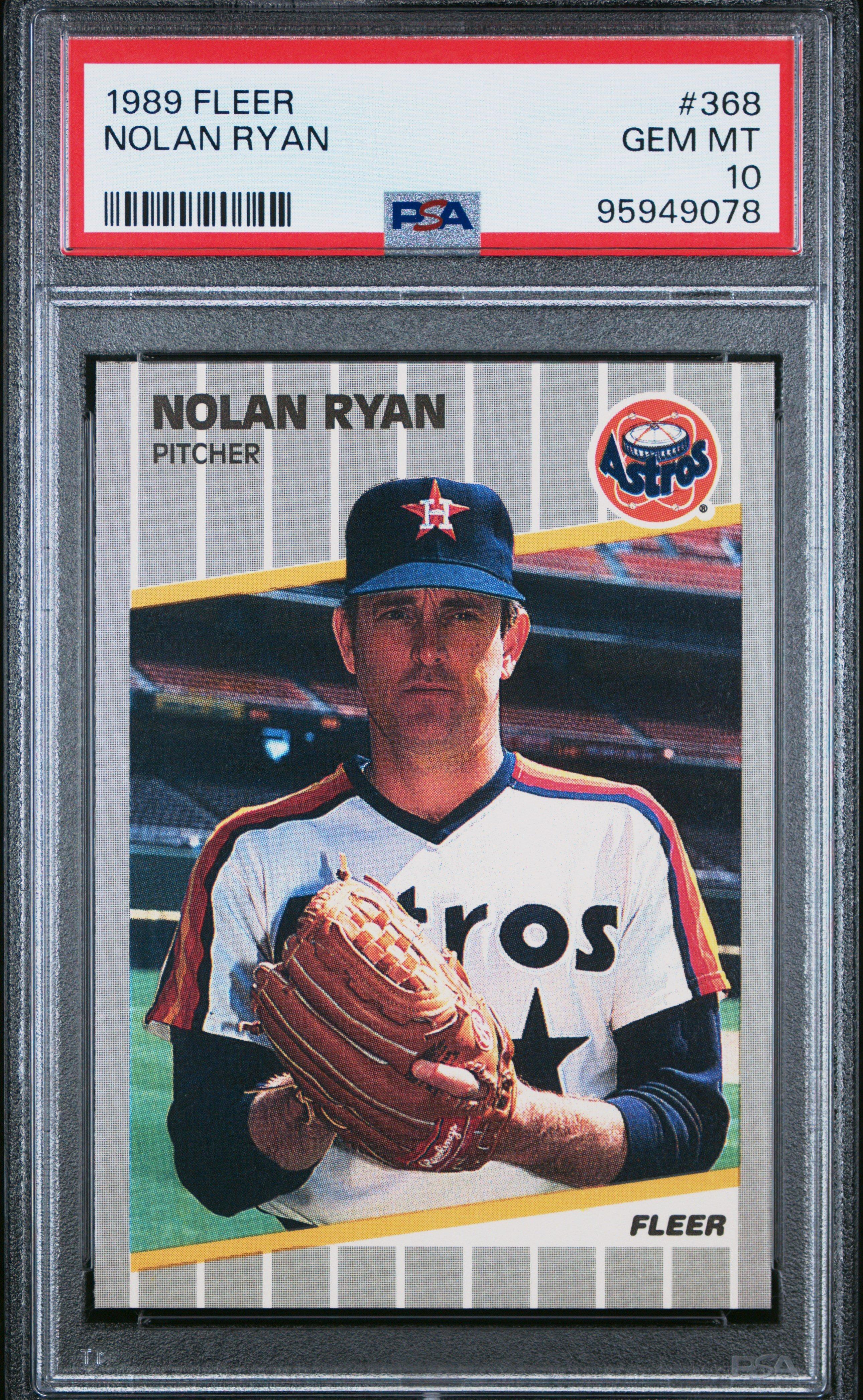 1989 Fleer 368 Nolan Ryan PSA 10