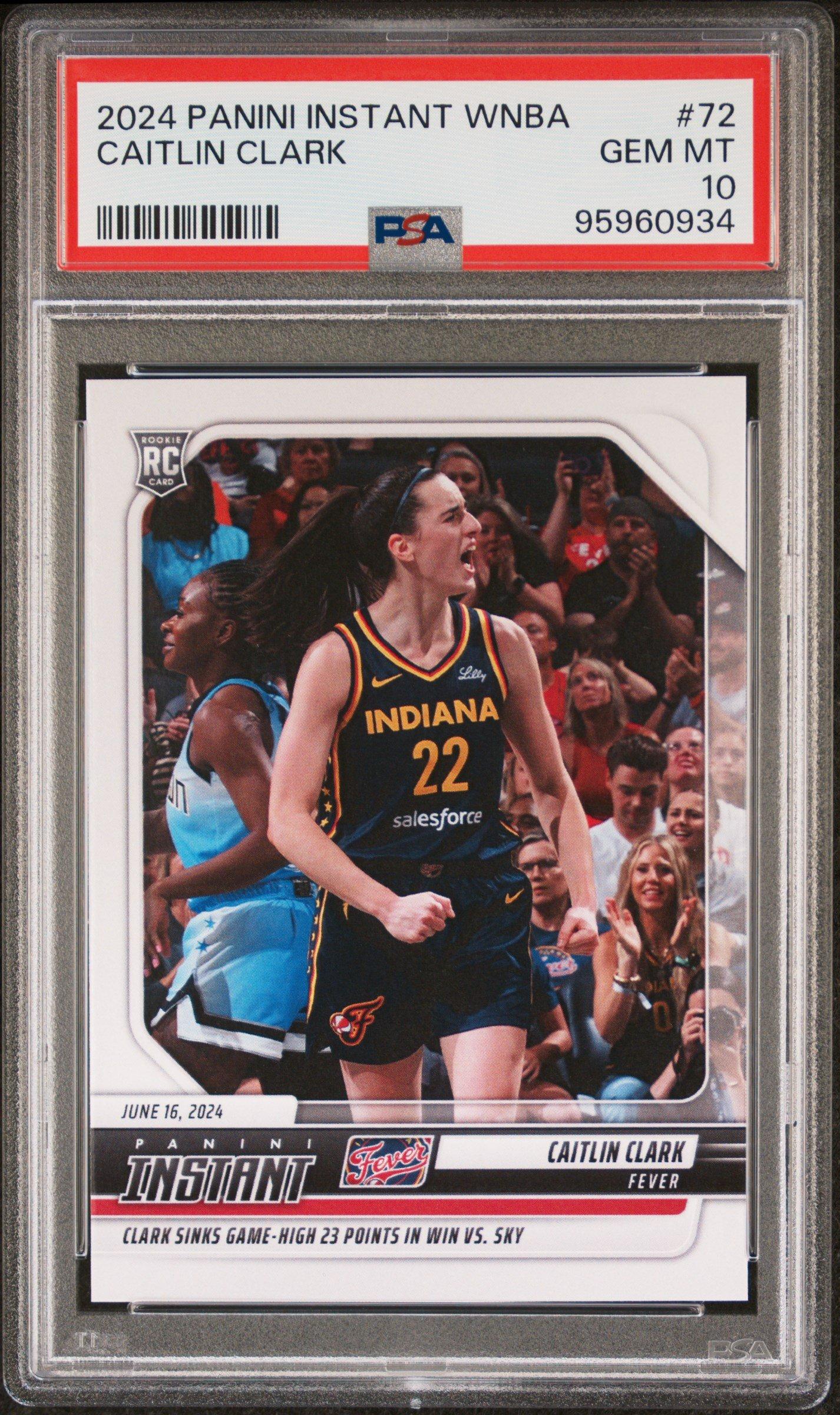 2024 Panini Instant Wnba 72 Caitlin Clark PSA
