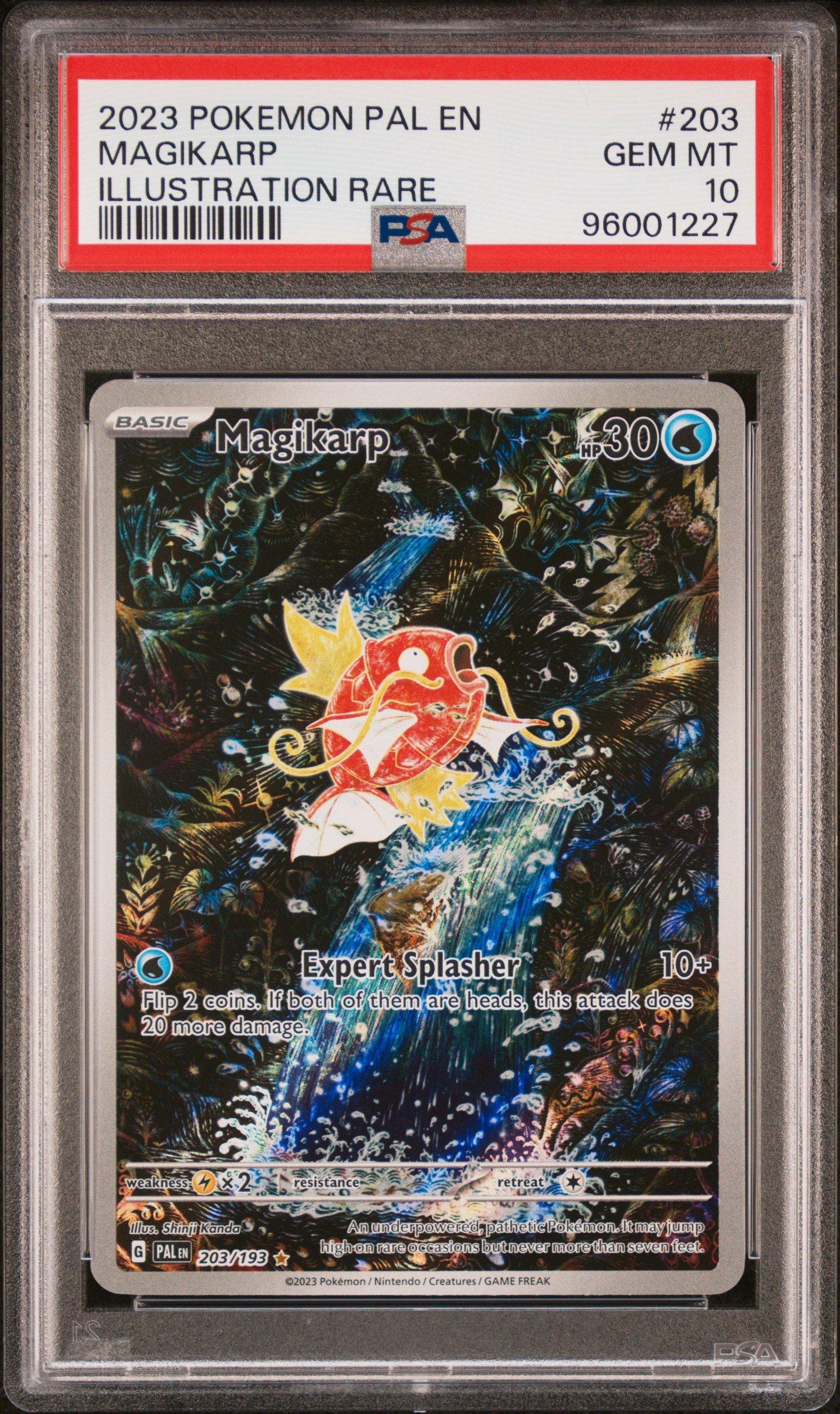 2023 Pokemon Pal En-paldea Evolved 203 Magikarp Illustration Rare PSA ...