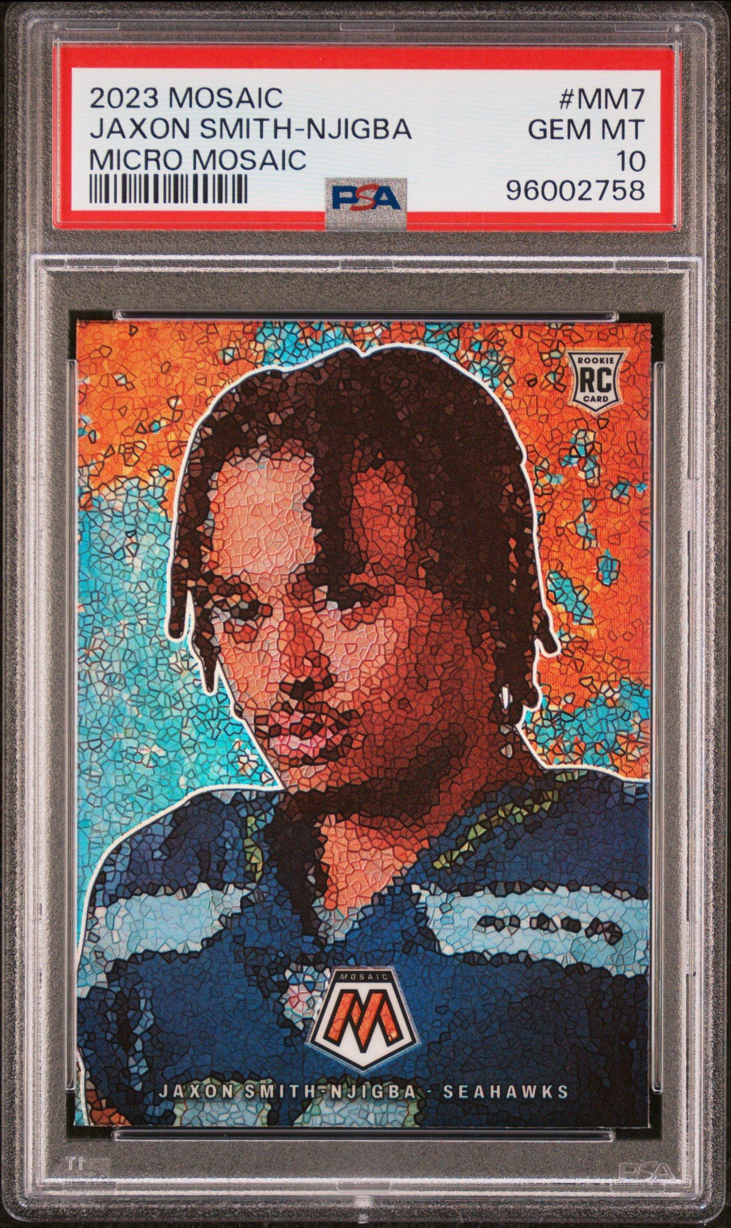 2023 Panini Mosaic Micro Mosaic Mm7 Jaxon Smith-njigba PSA 10