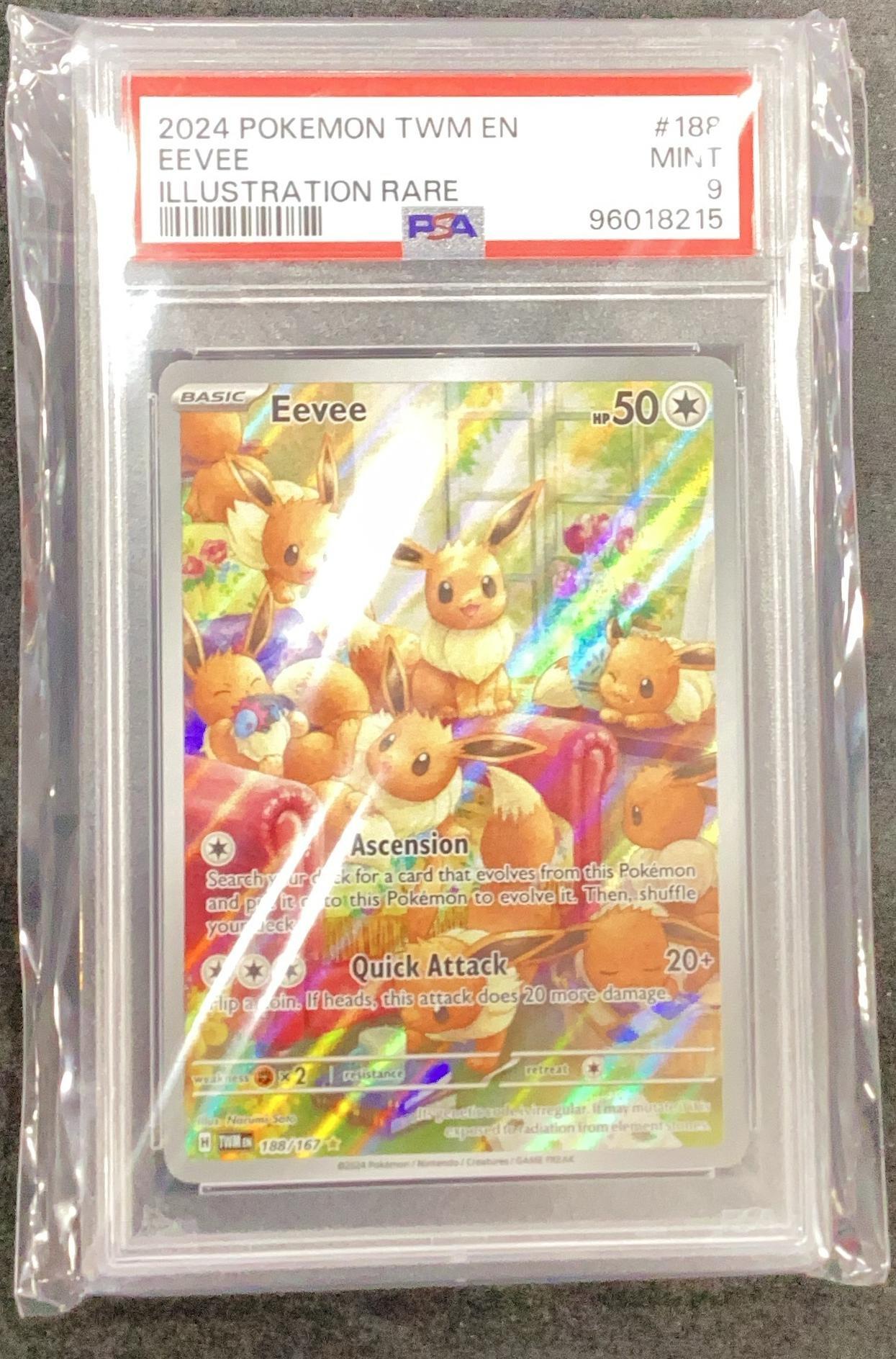 2024 Pokemon Twm En-twilight Masquerade 188 Eevee Illustration