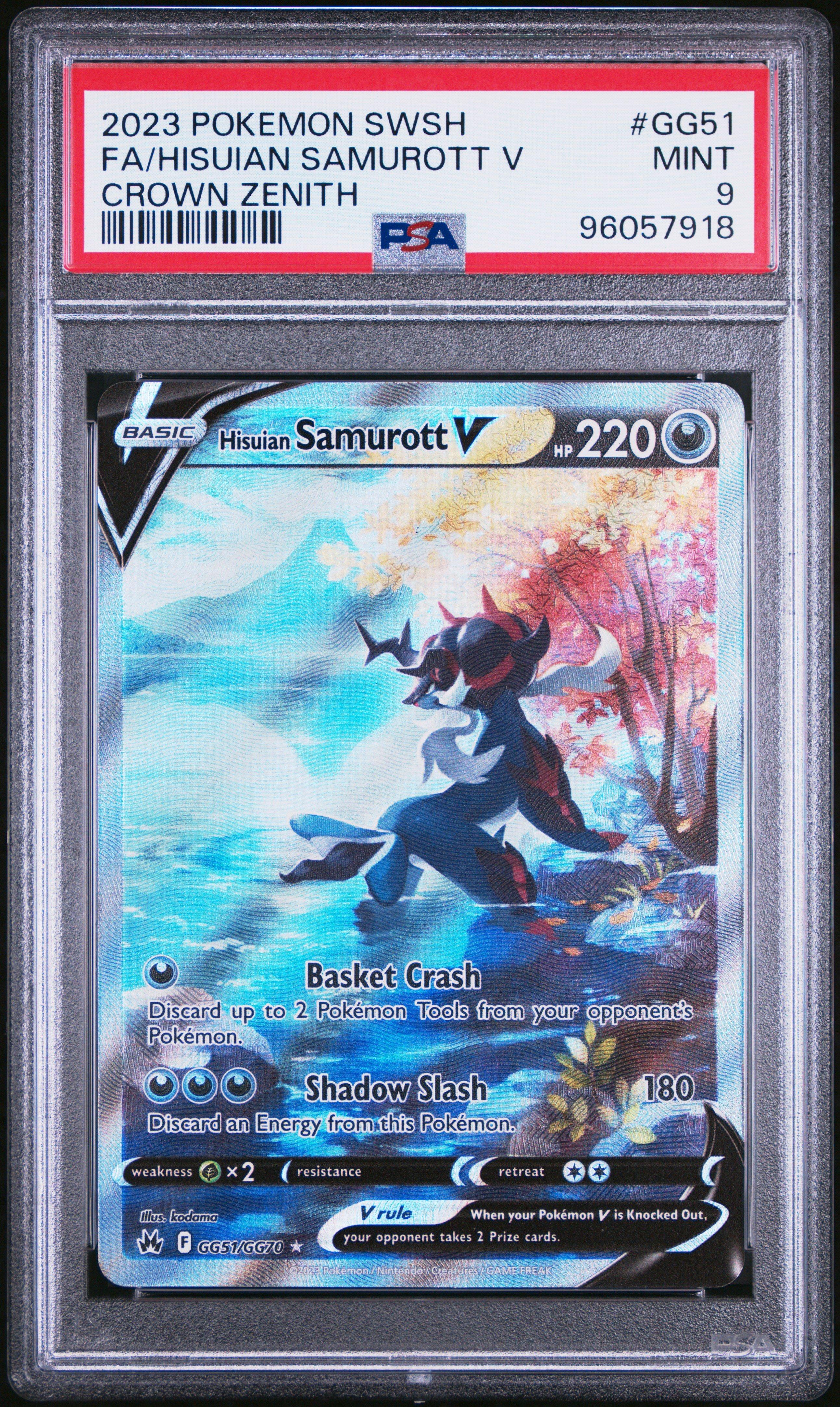 2023 Pokemon Sword And Shield Crown Zenith Gg51 Full Art/hisuian