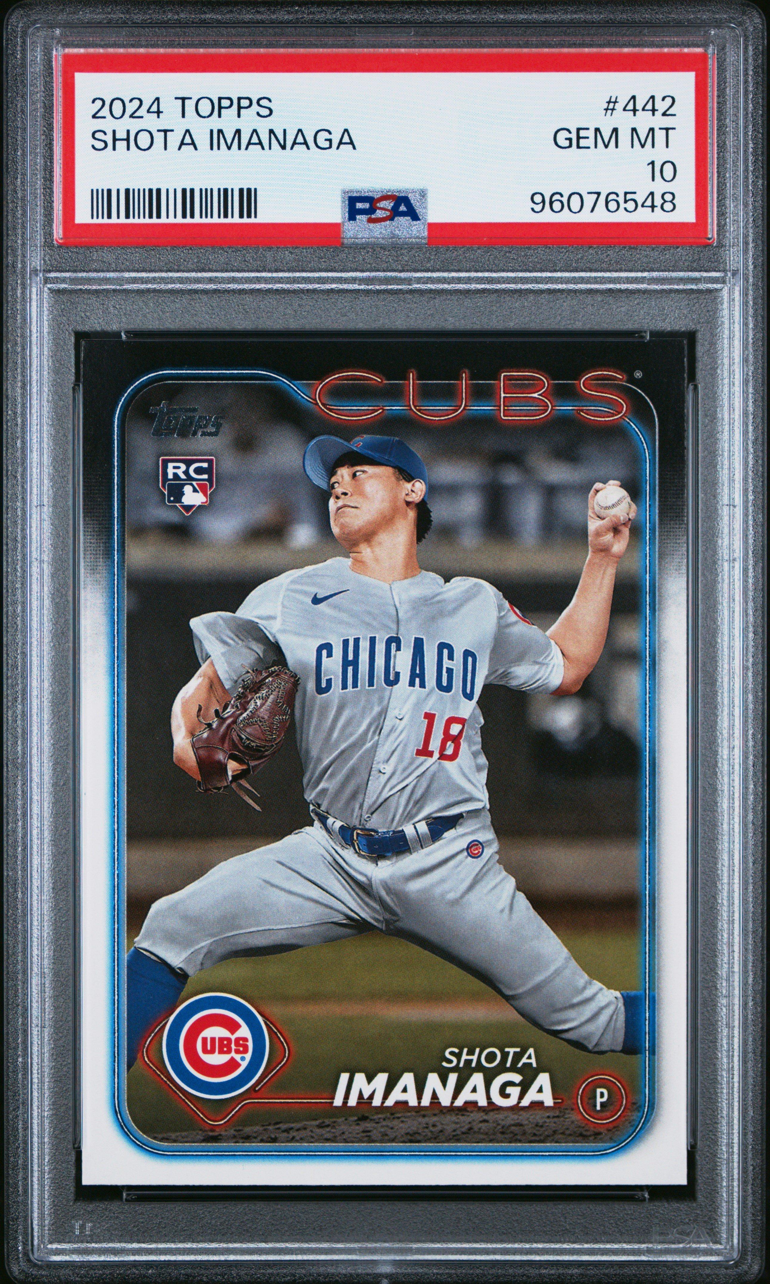 2024 Topps 442 Shota Imanaga PSA 10