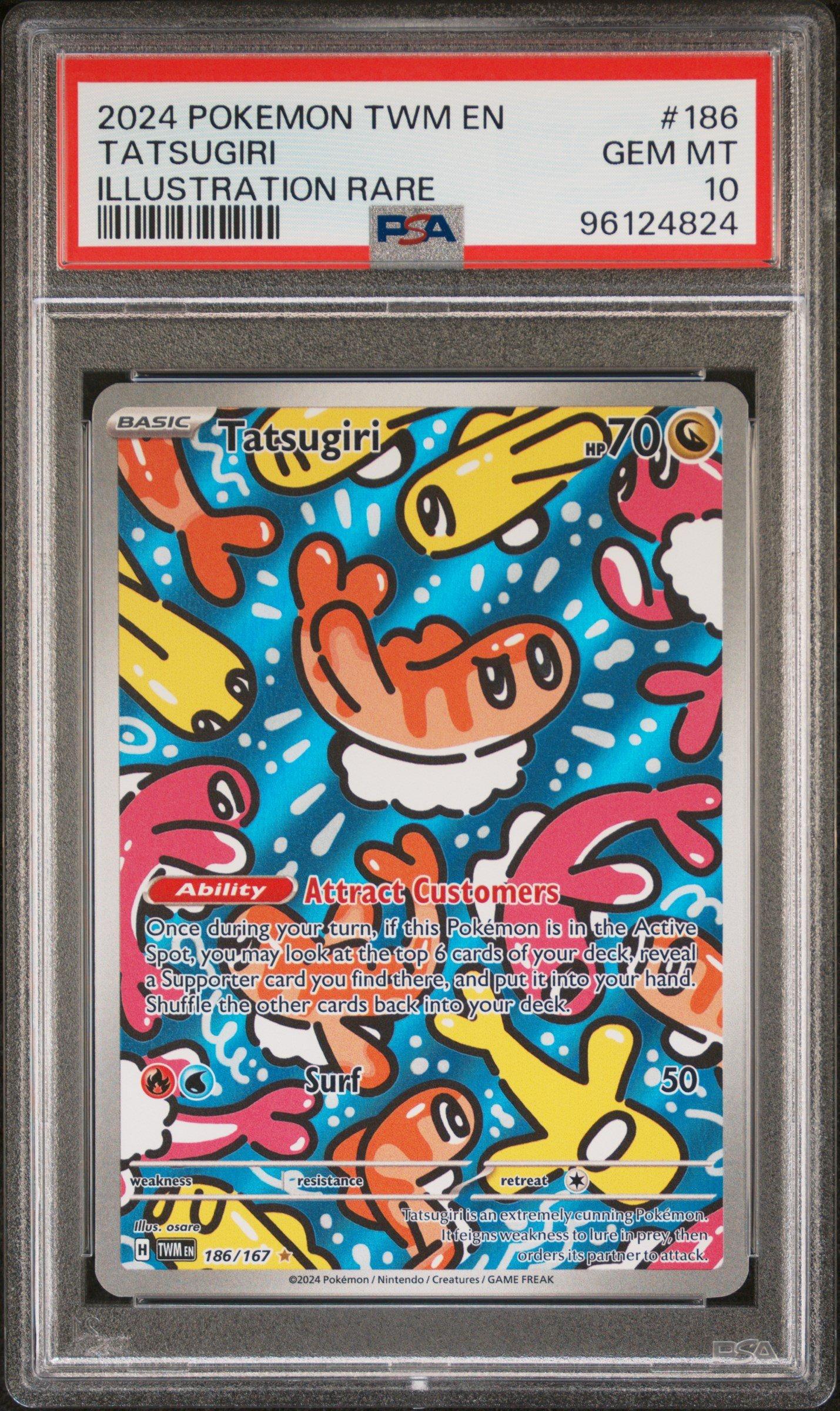 2024 Pokemon Twm En-twilight Masquerade 186 Tatsugiri Illustration