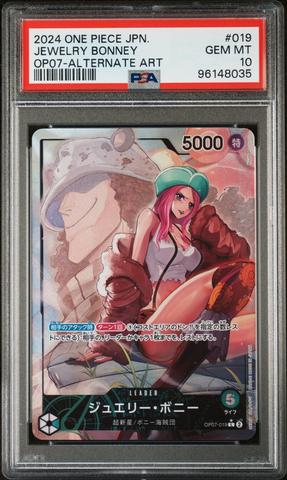 PSA 10 GEM MINT Japanese One Piece 2024 JEWELRY BONNEY OP08