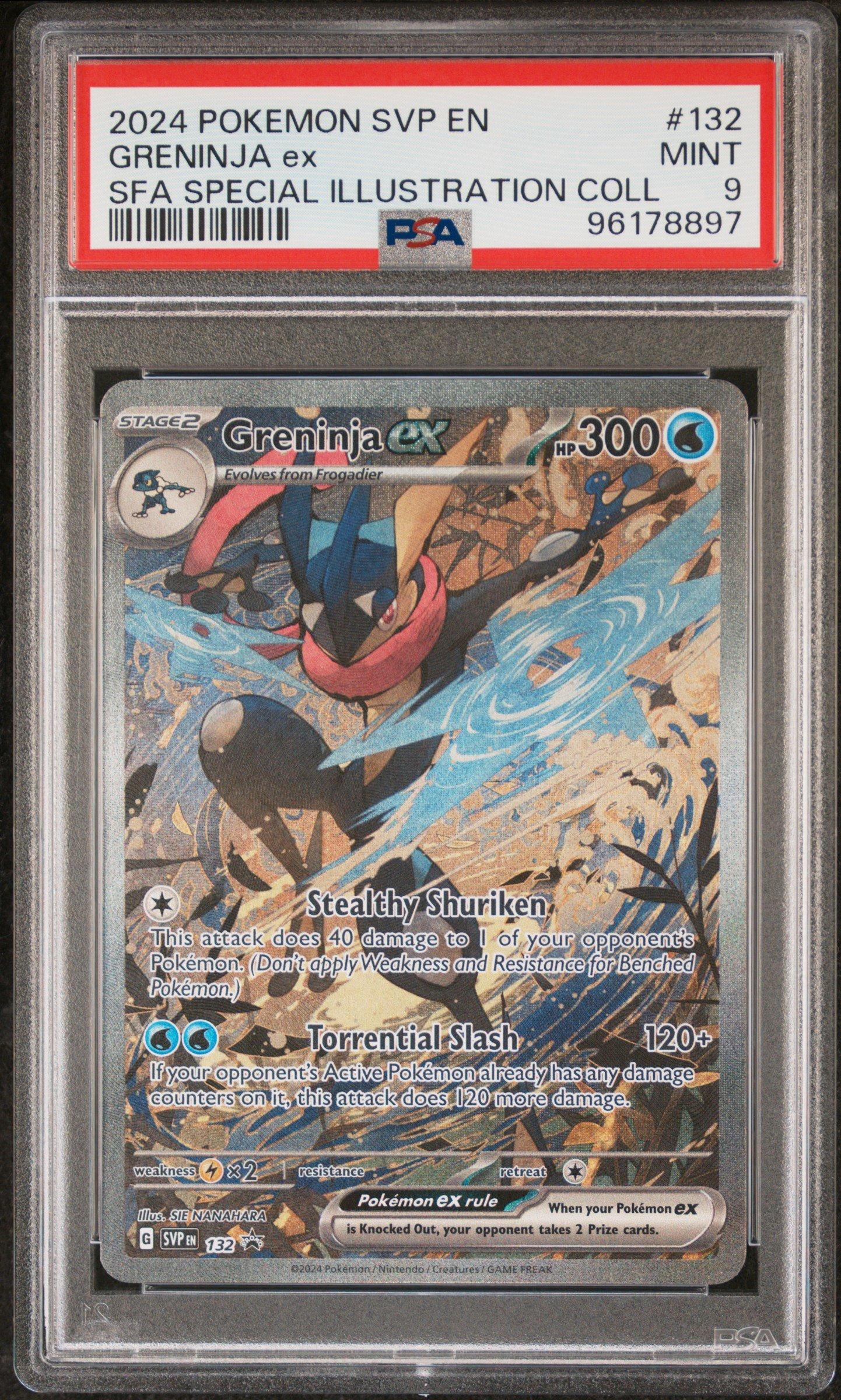 2024 Pokemon Svp En-sv Black Star Promo 132 Greninja Ex Shrouded