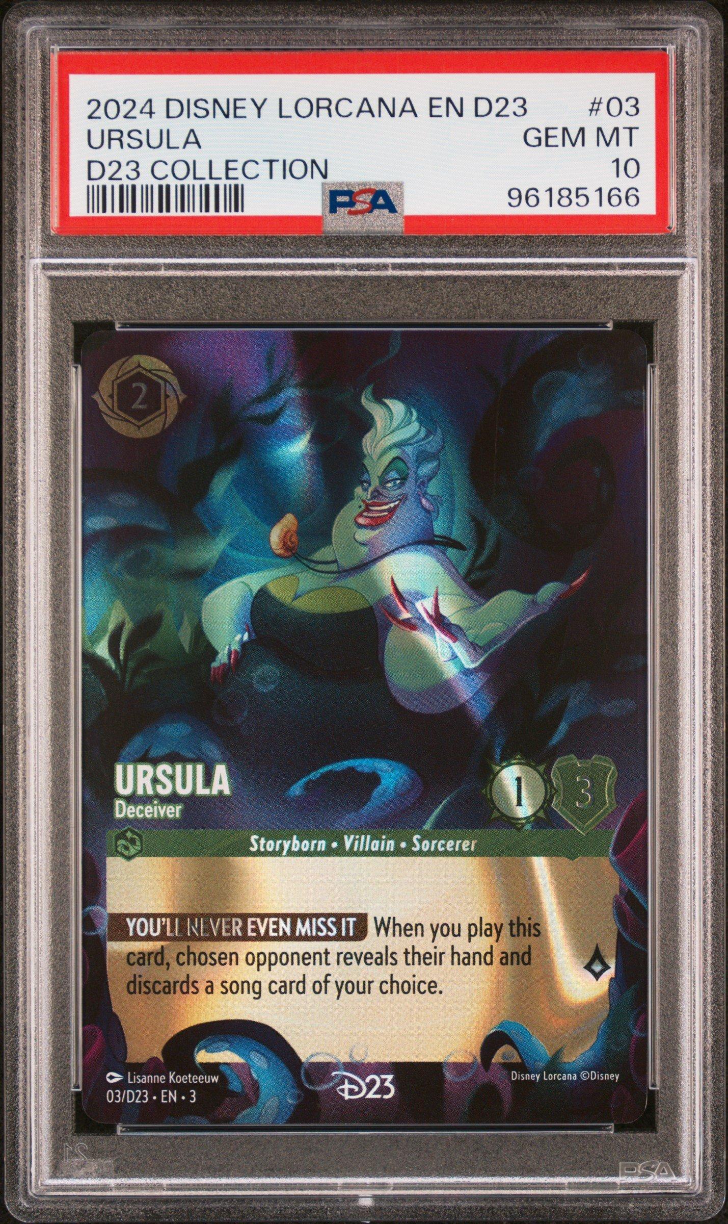 2024 Disney Lorcana En D23-d23 Expo Promo 03 Ursula