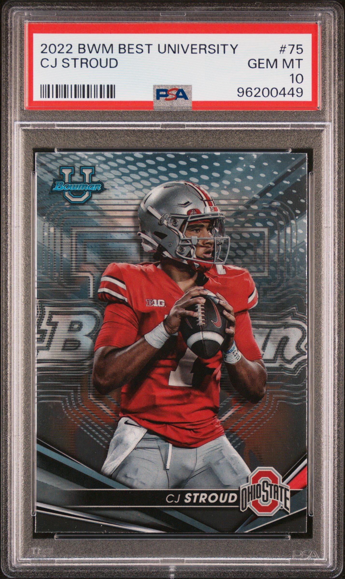 cj stroud graded card 2024 Select Black & Green Shock #128 Houston Texans Mint Add one of the top picks in the 2023 NFL Draft to your collection with this C.J CJ Stroud 2023 Panini Phoenix